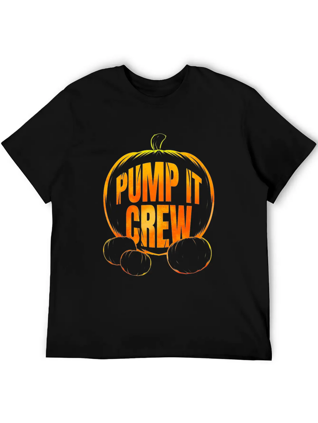 Pumpkin Pump It Crew Halloween Essential Cotton Tee For Daily Outfits – Unisex Style