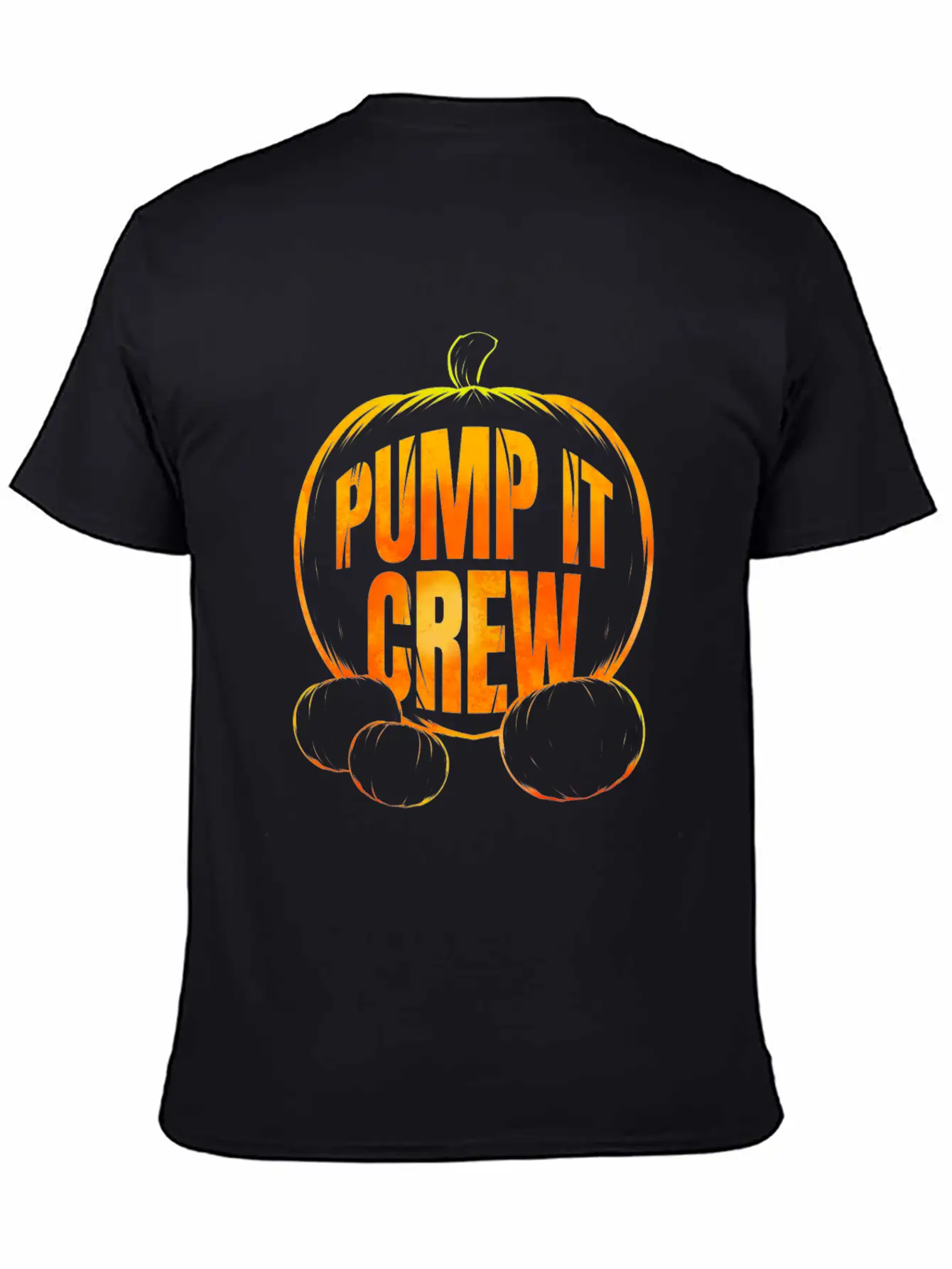 Pumpkin Pump It Crew Halloween Essential Cotton Tee For Daily Outfits – Unisex Style