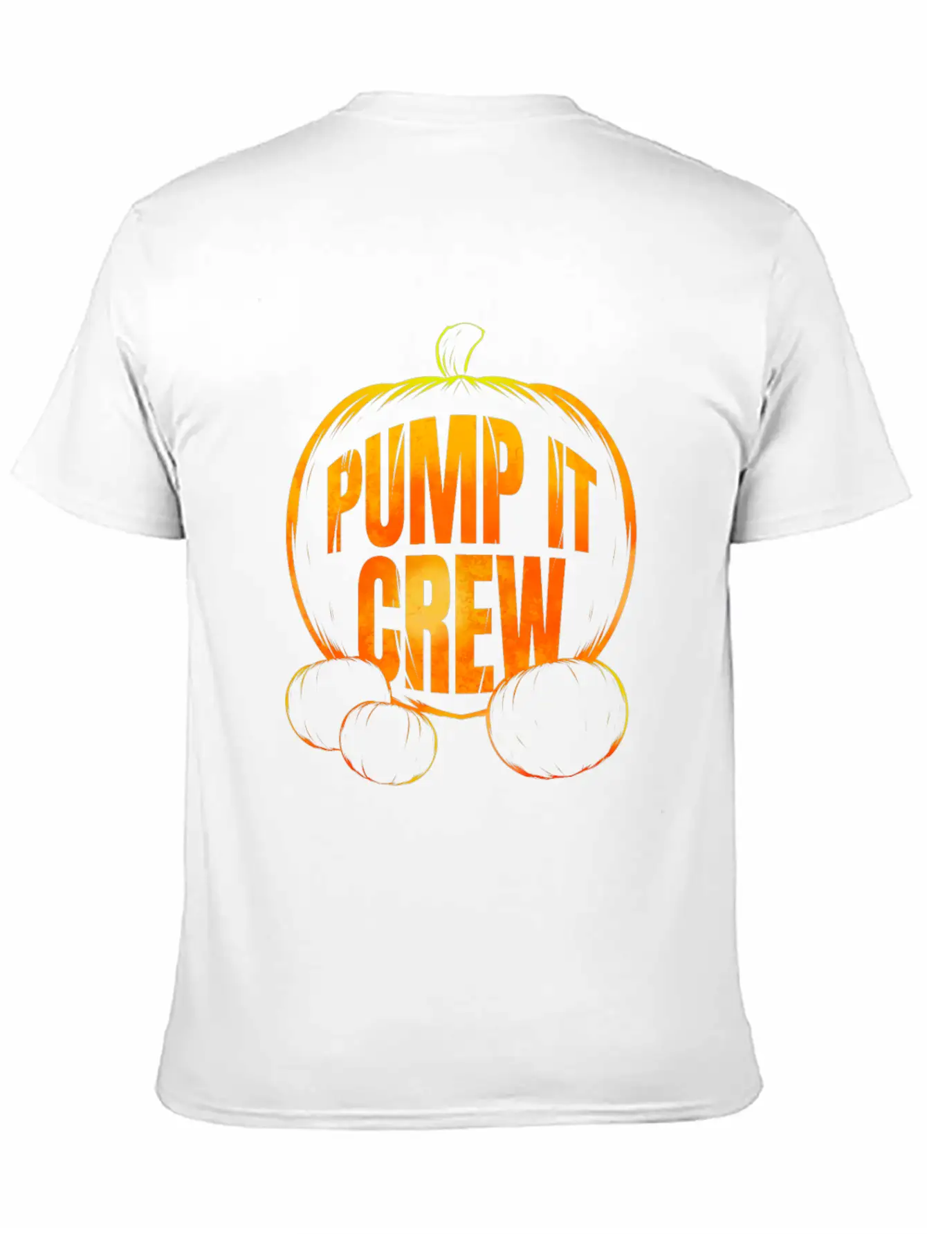 Pumpkin Pump It Crew Halloween Essential Cotton Tee For Daily Outfits – Unisex Style