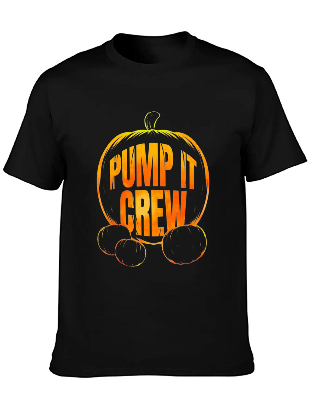 Pumpkin Pump It Crew Halloween Essential Cotton Tee For Daily Outfits – Unisex Style