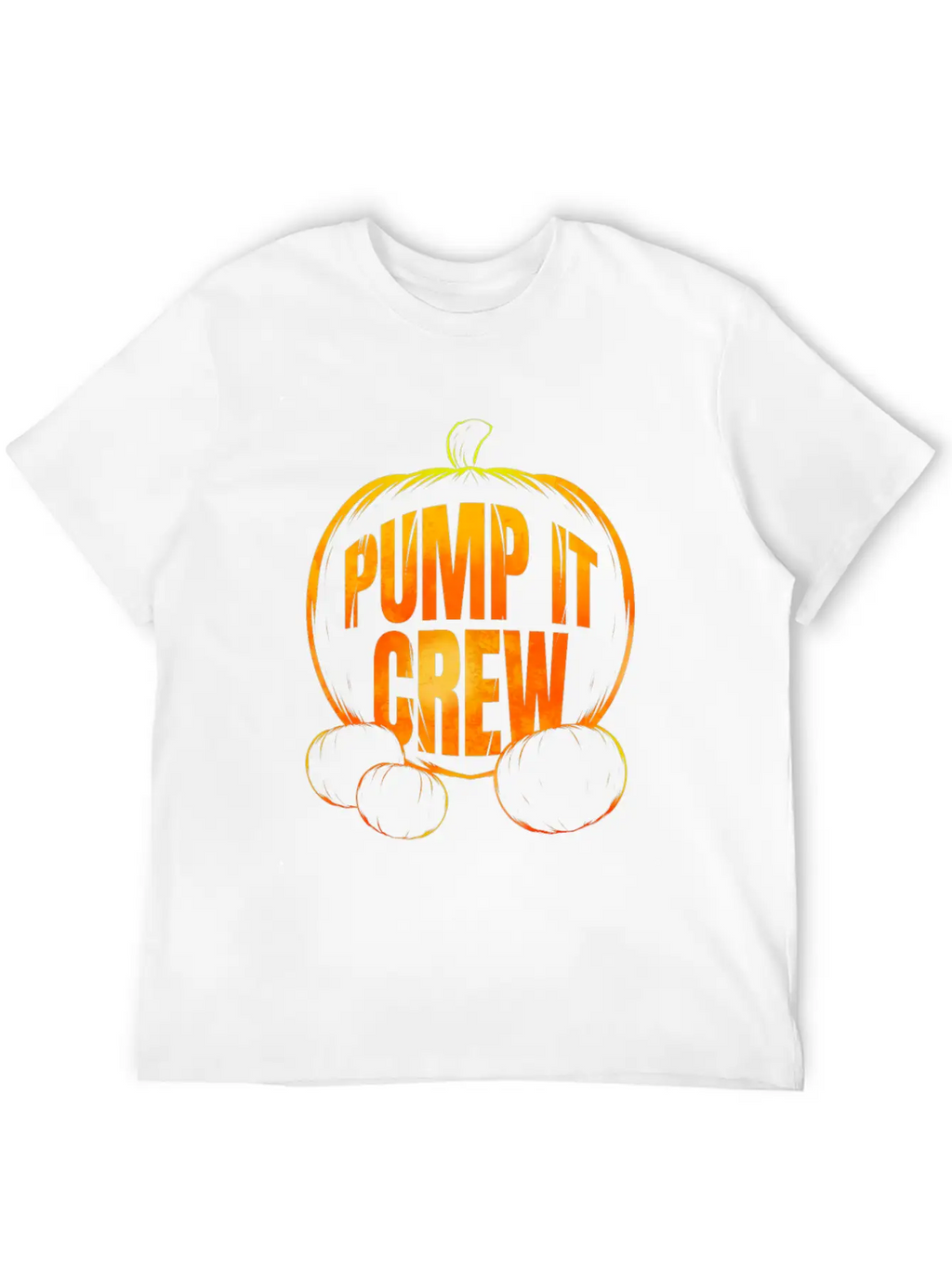Pumpkin Pump It Crew Halloween Essential Cotton Tee For Daily Outfits – Unisex Style