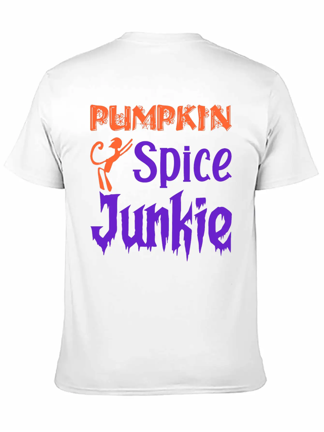Pumpkin Spice Junkie Casual Graphic T-Shirt – Simple And Comfortable Daily Wear