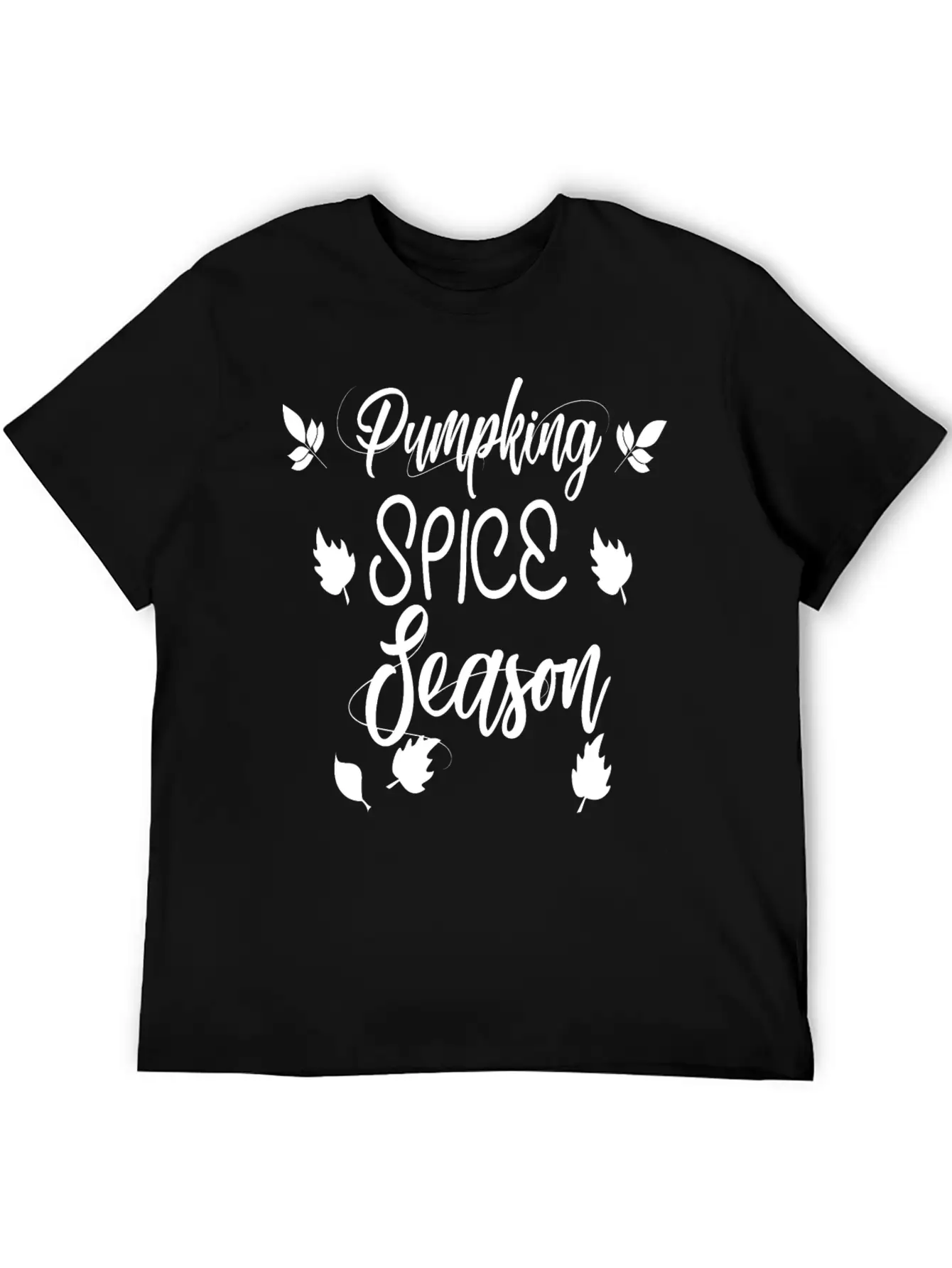 Pumpkin Spice Season Unisex Short Sleeve Soft Cotton T-Shirt – Casual Everyday Wear