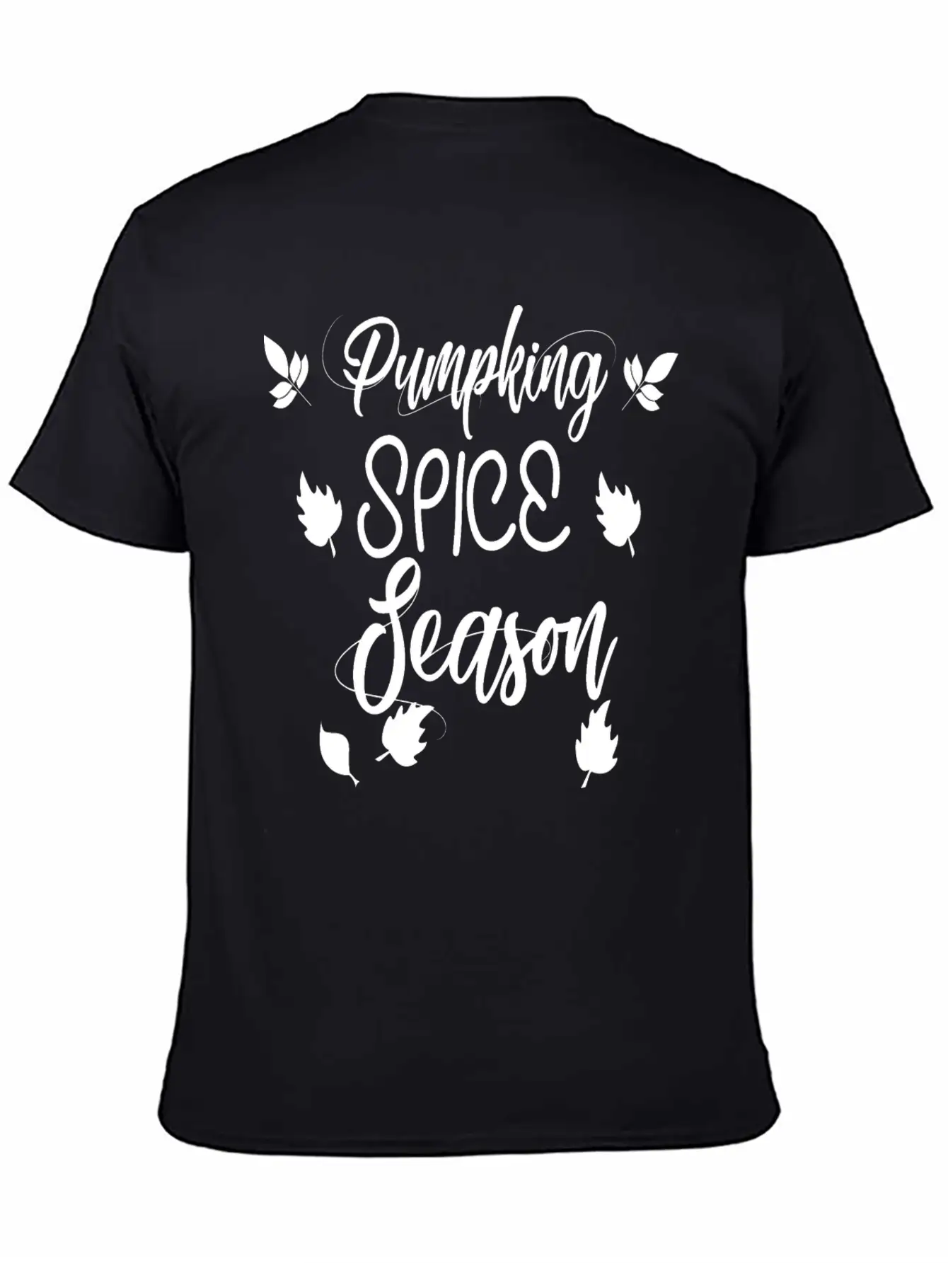 Pumpkin Spice Season Unisex Short Sleeve Soft Cotton T-Shirt – Casual Everyday Wear