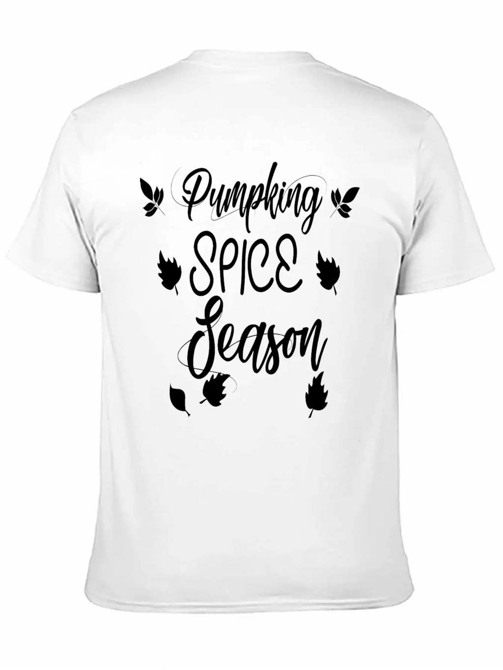 Pumpkin Spice Season Unisex Short Sleeve Soft Cotton T-Shirt – Casual Everyday Wear