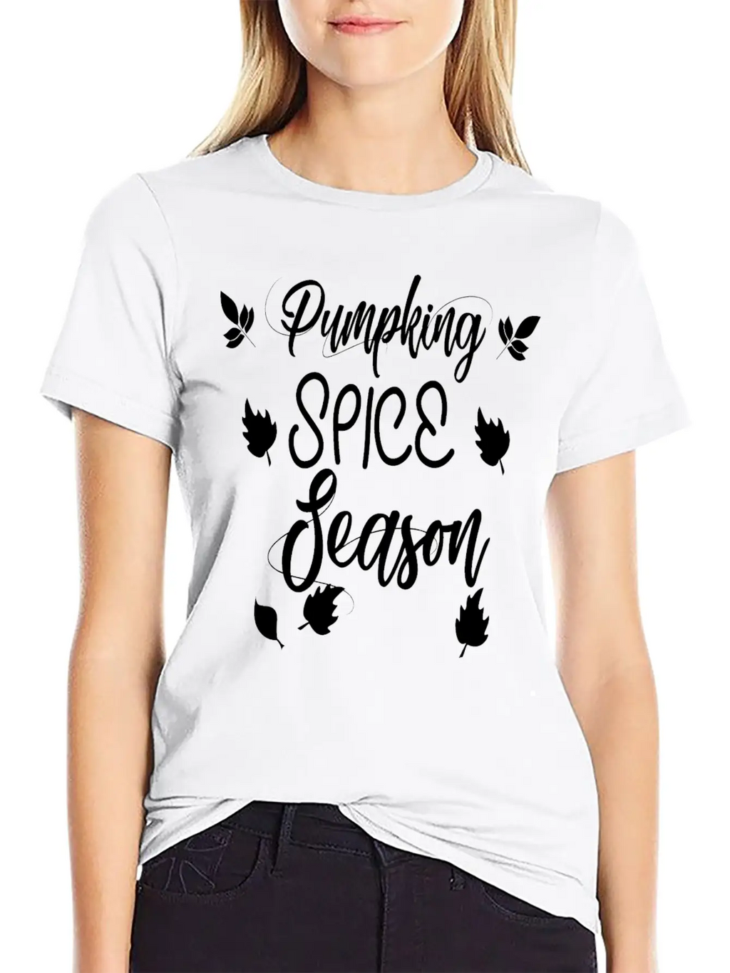 Pumpkin Spice Season Unisex Short Sleeve Soft Cotton T-Shirt – Casual Everyday Wear
