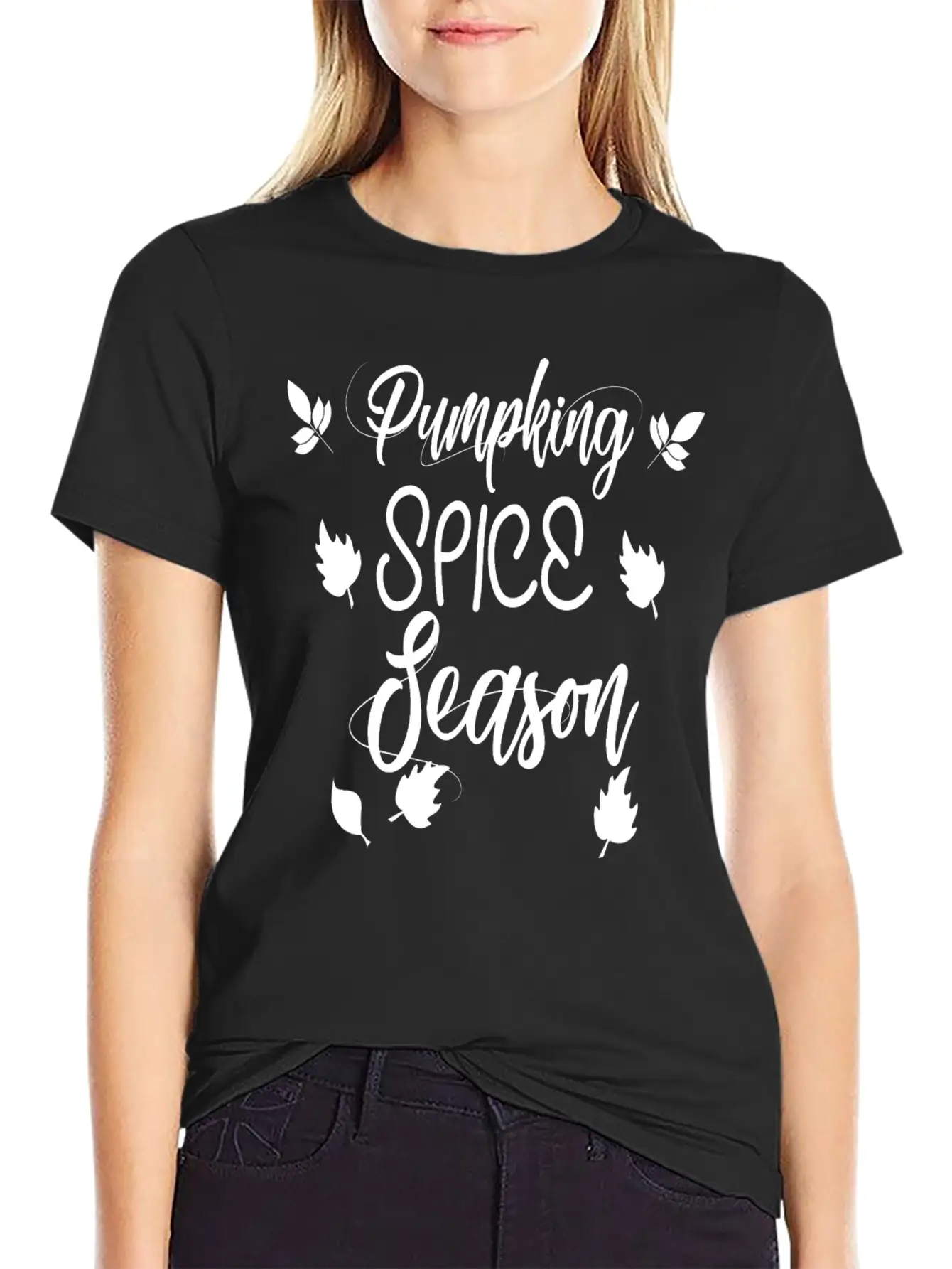 Pumpkin Spice Season Unisex Short Sleeve Soft Cotton T-Shirt – Casual Everyday Wear
