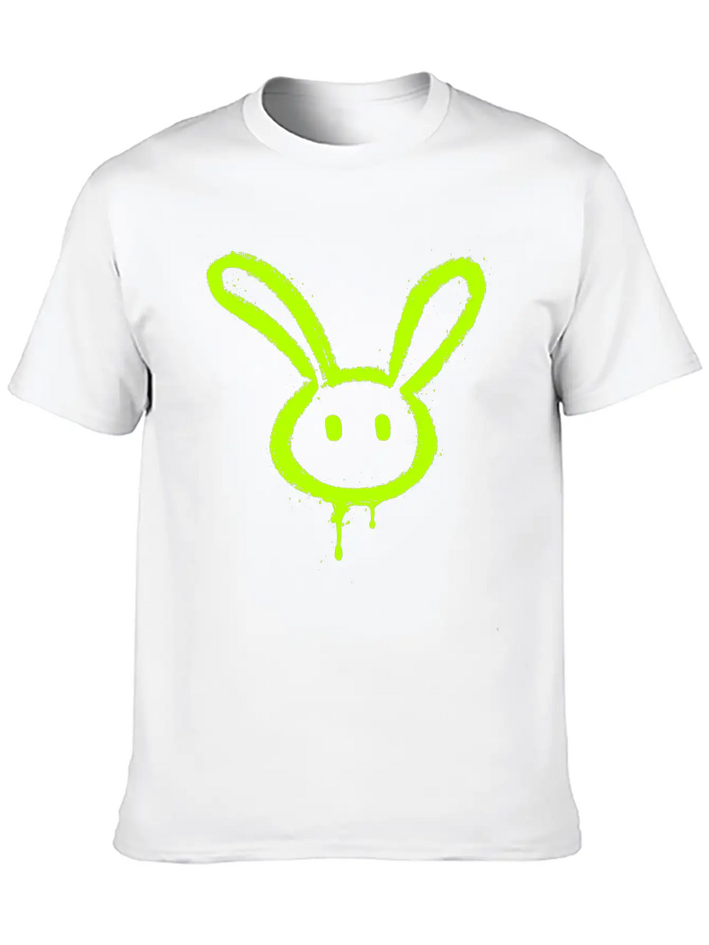 Punk Bunny Breathable Soft Cotton T-Shirt – Timeless Casual Look