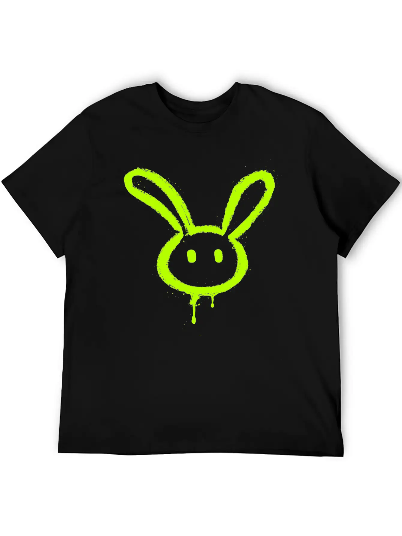 Punk Bunny Breathable Soft Cotton T-Shirt – Timeless Casual Look