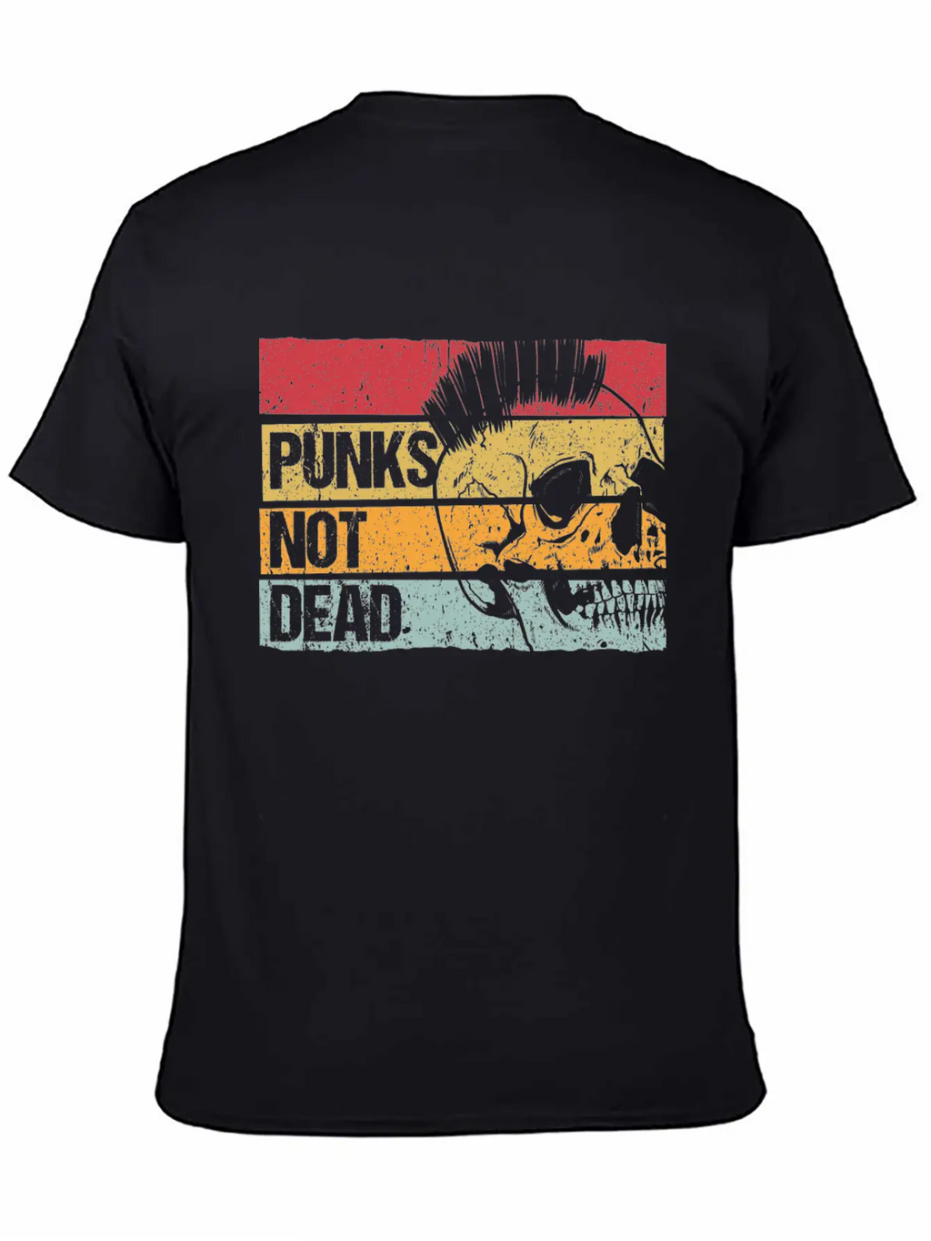Punk Is Not Dead Punker Rock Gift Music Essential Cotton Tee For Daily Outfits – Unisex Style