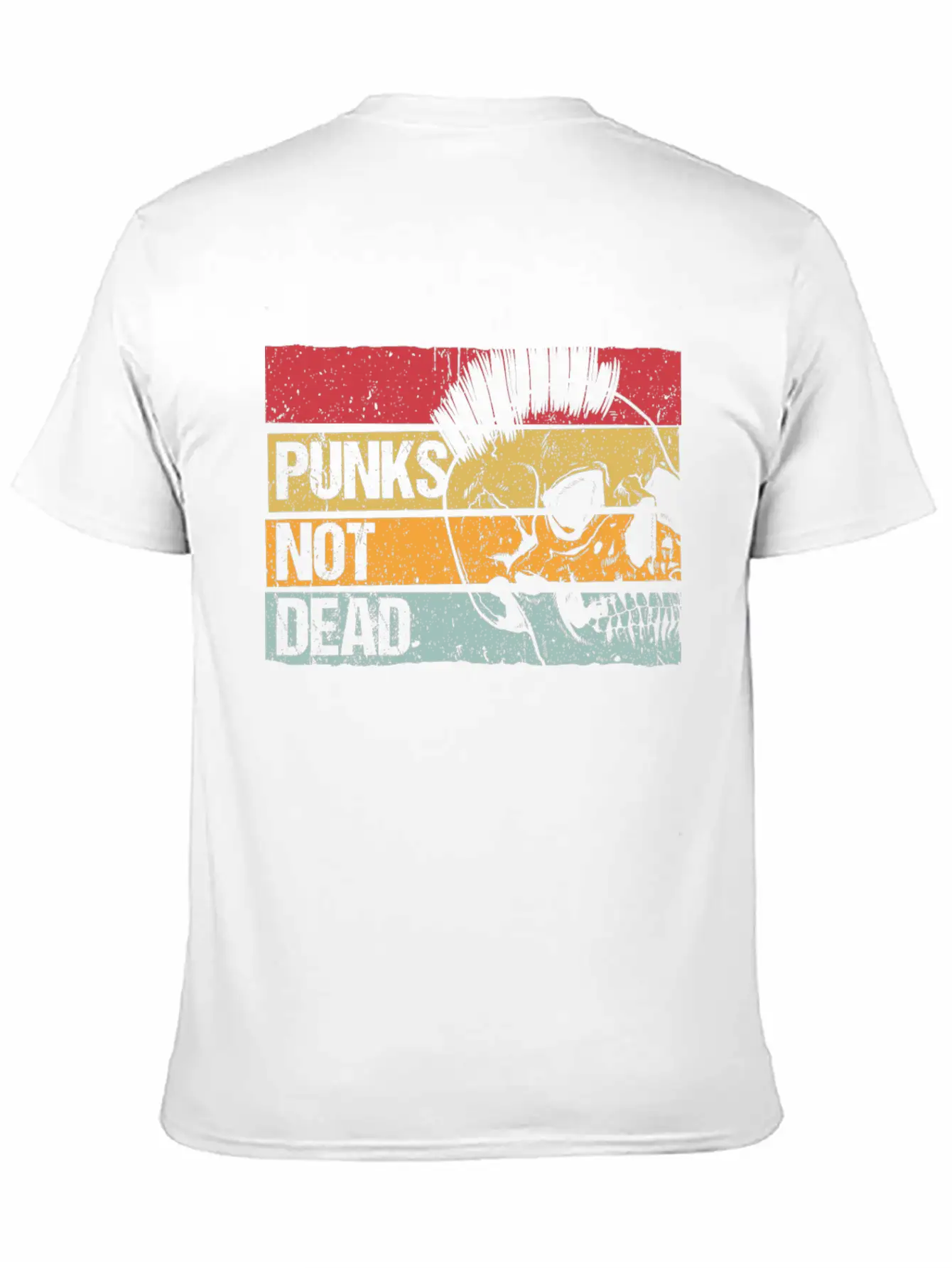 Punk Is Not Dead Punker Rock Gift Music Essential Cotton Tee For Daily Outfits – Unisex Style