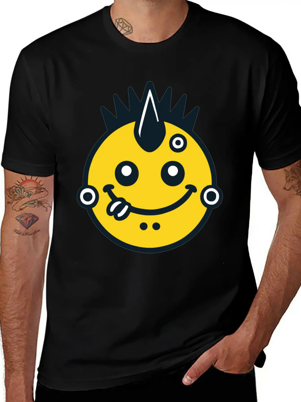 Punk Rock Casual Graphic T-Shirt – Simple And Comfortable Daily Wear