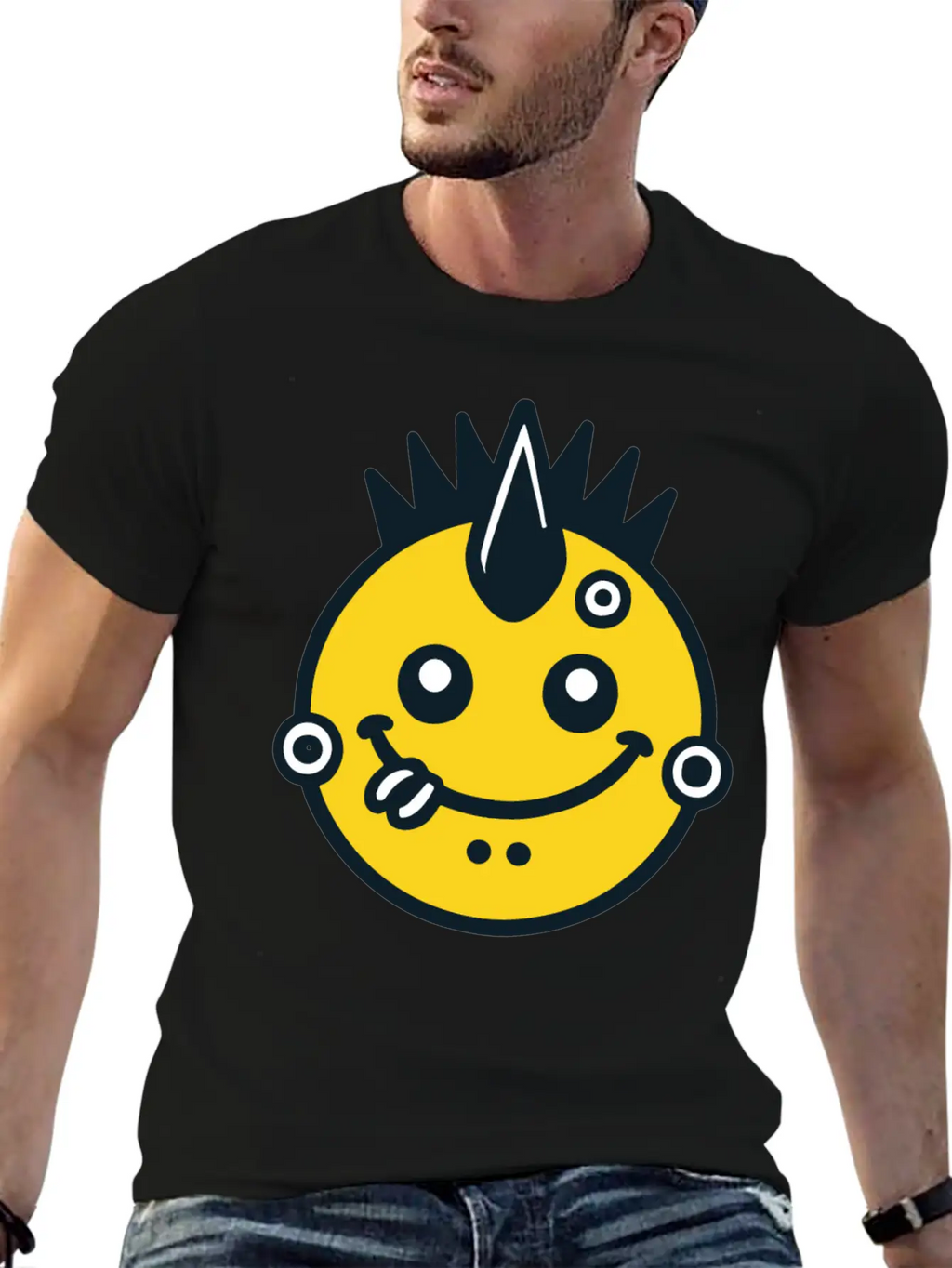Punk Rock Casual Graphic T-Shirt – Simple And Comfortable Daily Wear