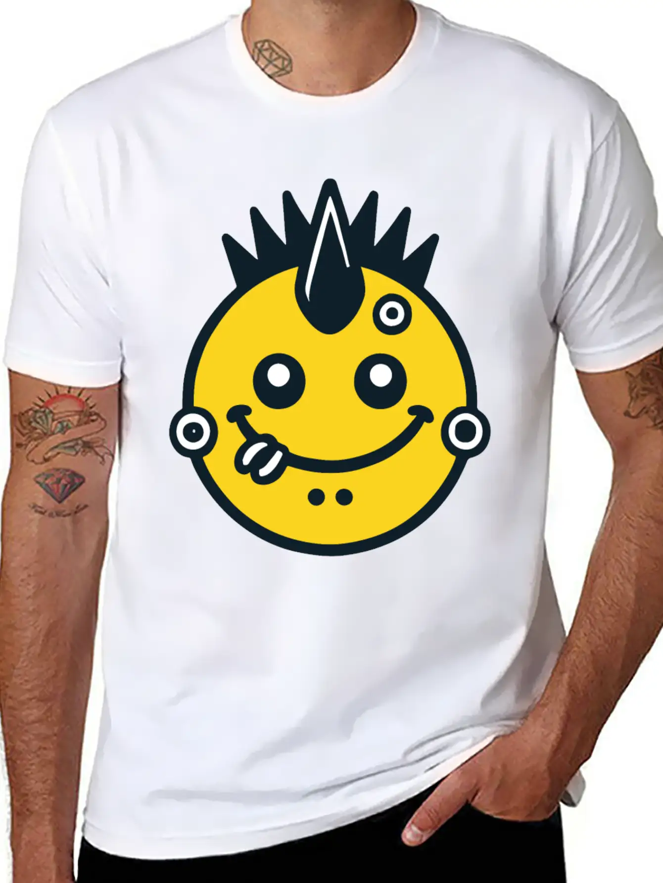 Punk Rock Casual Graphic T-Shirt – Simple And Comfortable Daily Wear