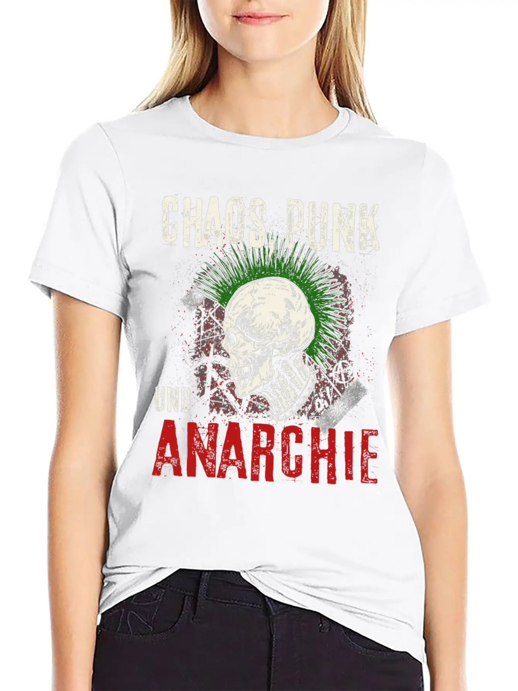 Punk Rock Pogo Anarchy Punks Punk Rockers Punk Unisex Short Sleeve Soft Cotton T-Shirt – Casual Everyday Wear