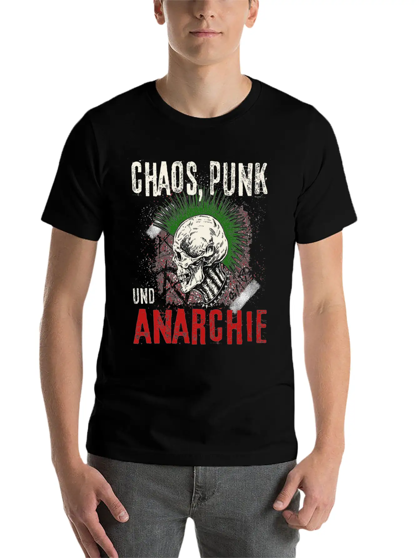 Punk Rock Pogo Anarchy Punks Punk Rockers Punk Unisex Short Sleeve Soft Cotton T-Shirt – Casual Everyday Wear