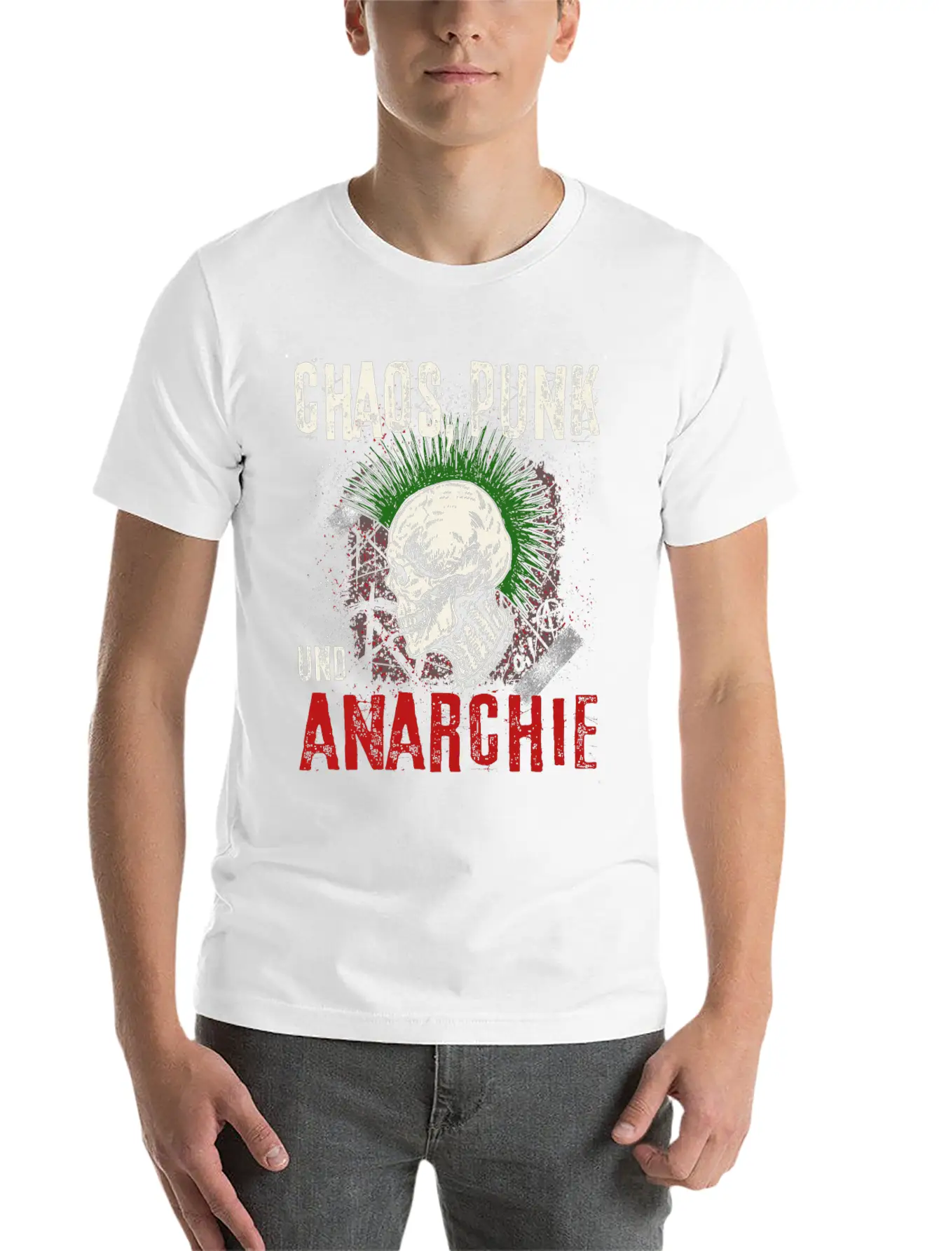 Punk Rock Pogo Anarchy Punks Punk Rockers Punk Unisex Short Sleeve Soft Cotton T-Shirt – Casual Everyday Wear