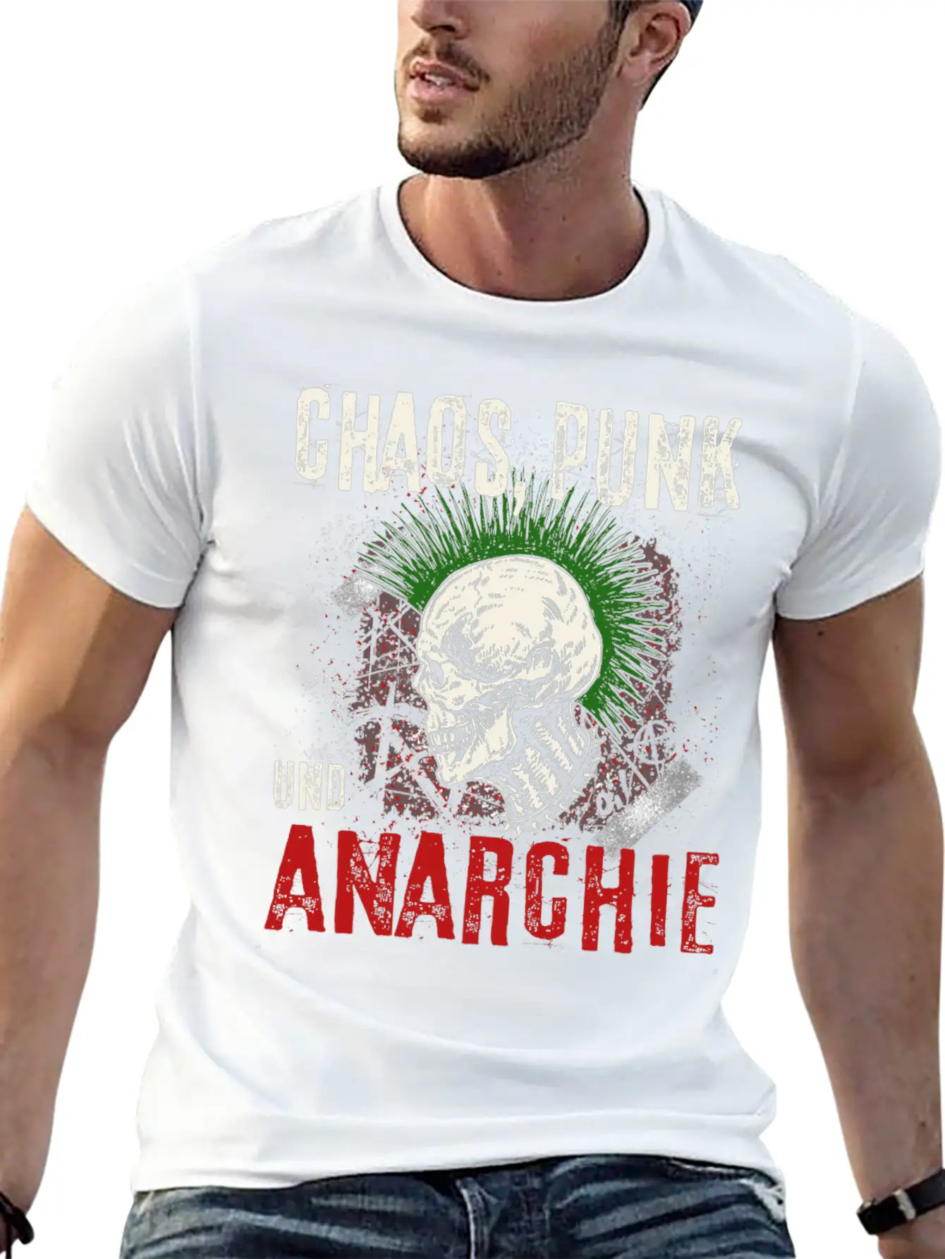 Punk Rock Pogo Anarchy Punks Punk Rockers Punk Unisex Short Sleeve Soft Cotton T-Shirt – Casual Everyday Wear