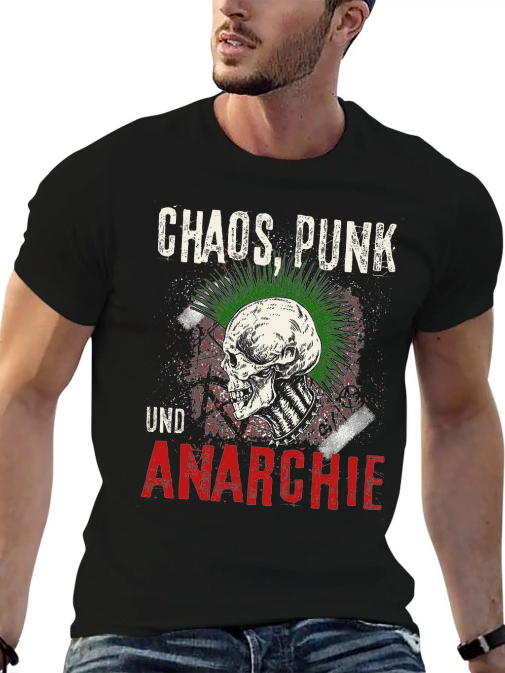 Punk Rock Pogo Anarchy Punks Punk Rockers Punk Unisex Short Sleeve Soft Cotton T-Shirt – Casual Everyday Wear