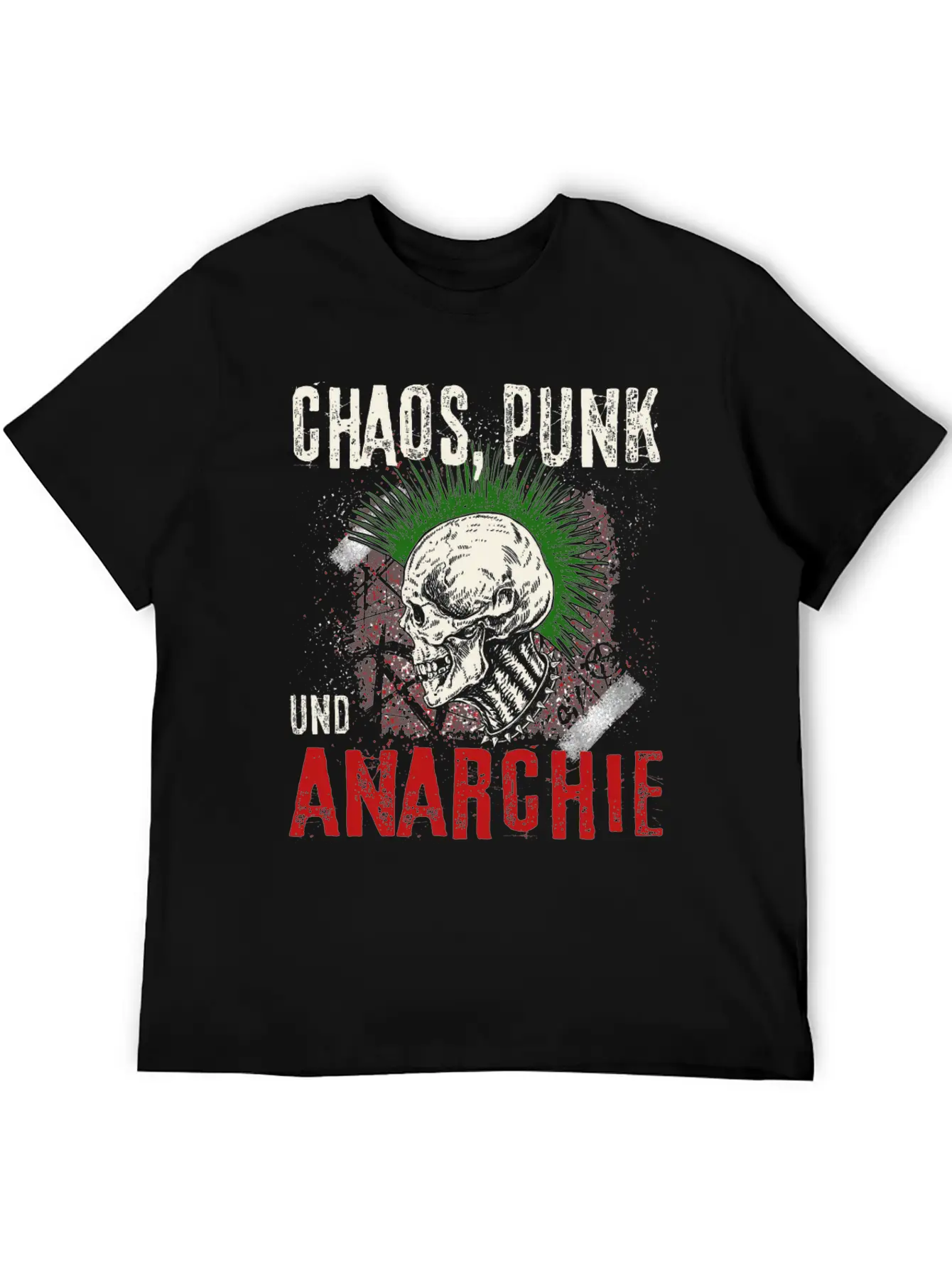 Punk Rock Pogo Anarchy Punks Punk Rockers Punk Unisex Short Sleeve Soft Cotton T-Shirt – Casual Everyday Wear