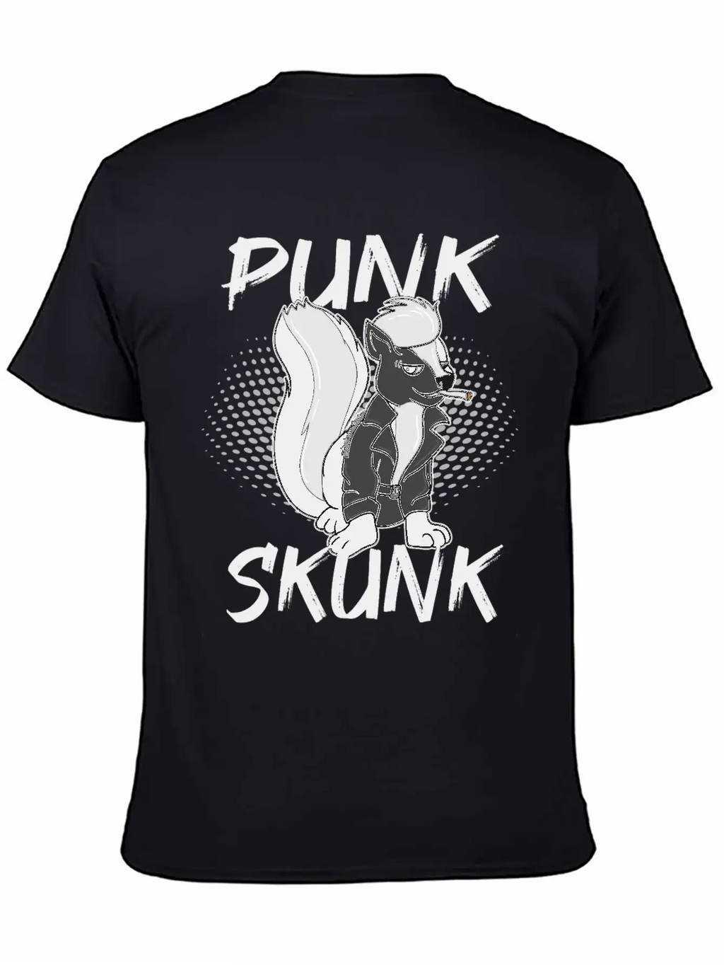 Punk Skunk Unisex Casual T-Shirt – Clean Design For Daily Comfort