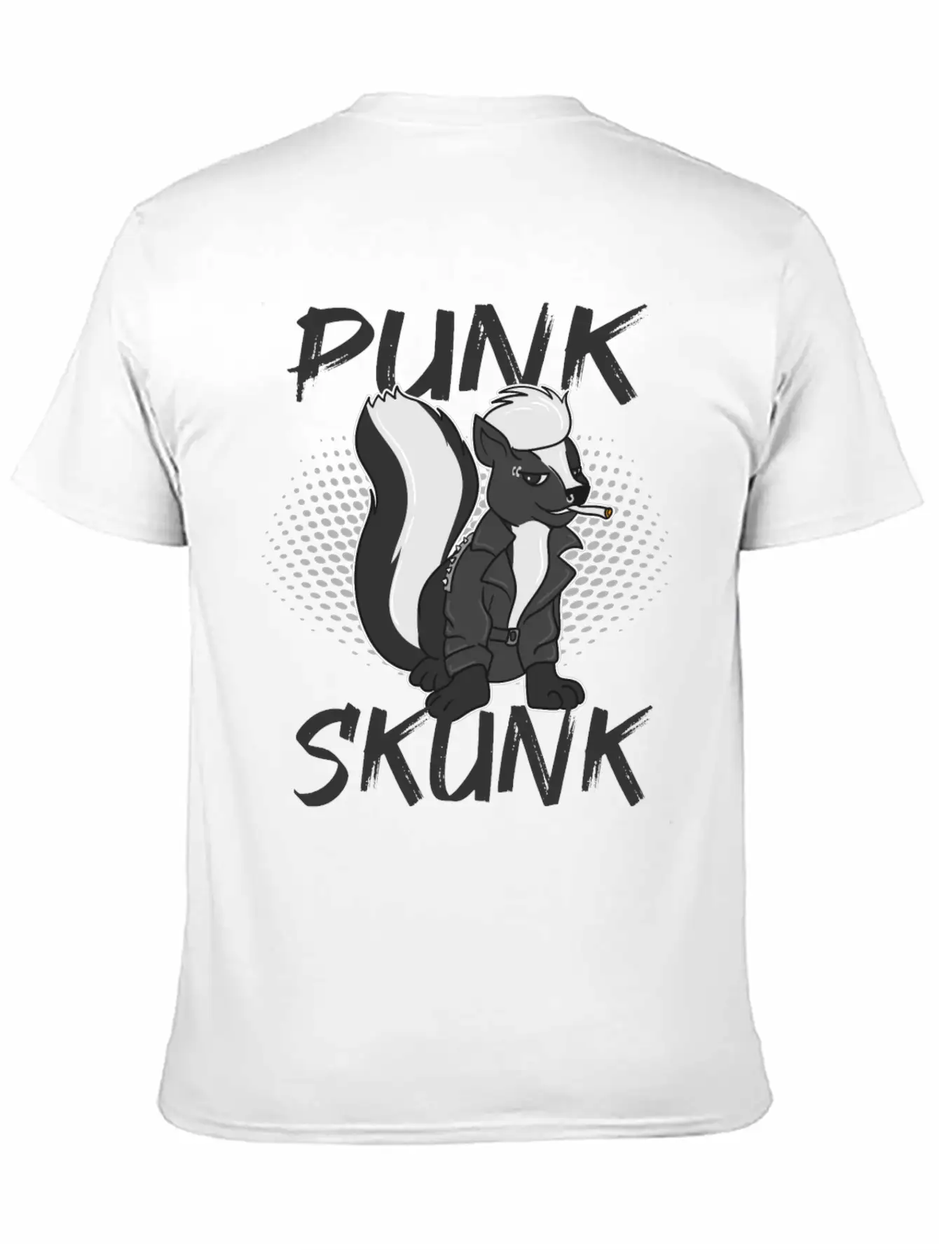 Punk Skunk Unisex Casual T-Shirt – Clean Design For Daily Comfort