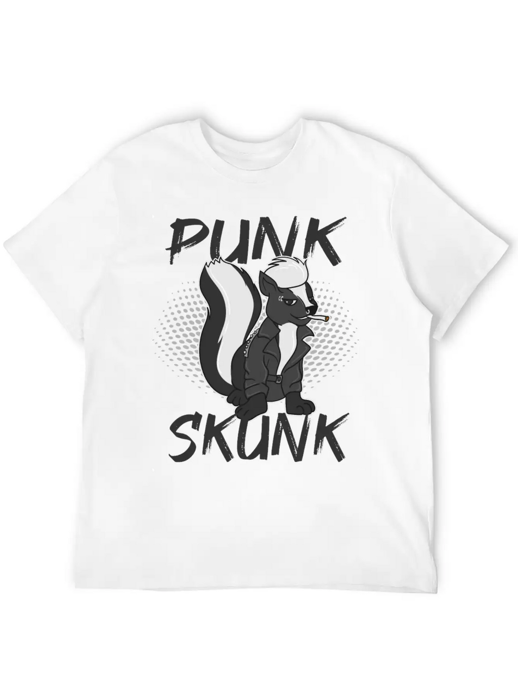 Punk Skunk Unisex Casual T-Shirt – Clean Design For Daily Comfort