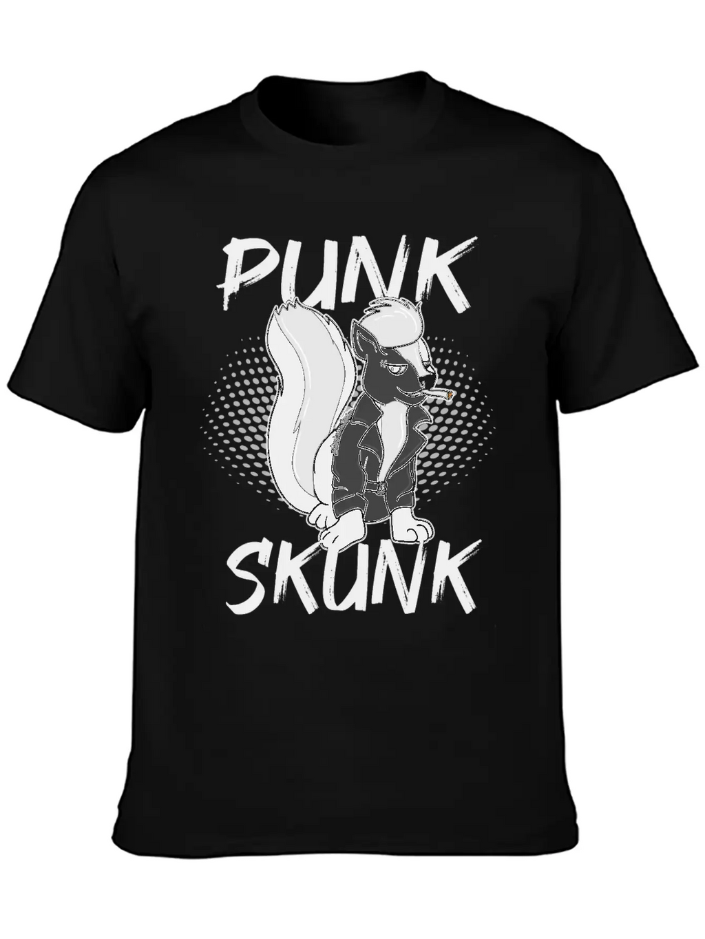 Punk Skunk Unisex Casual T-Shirt – Clean Design For Daily Comfort