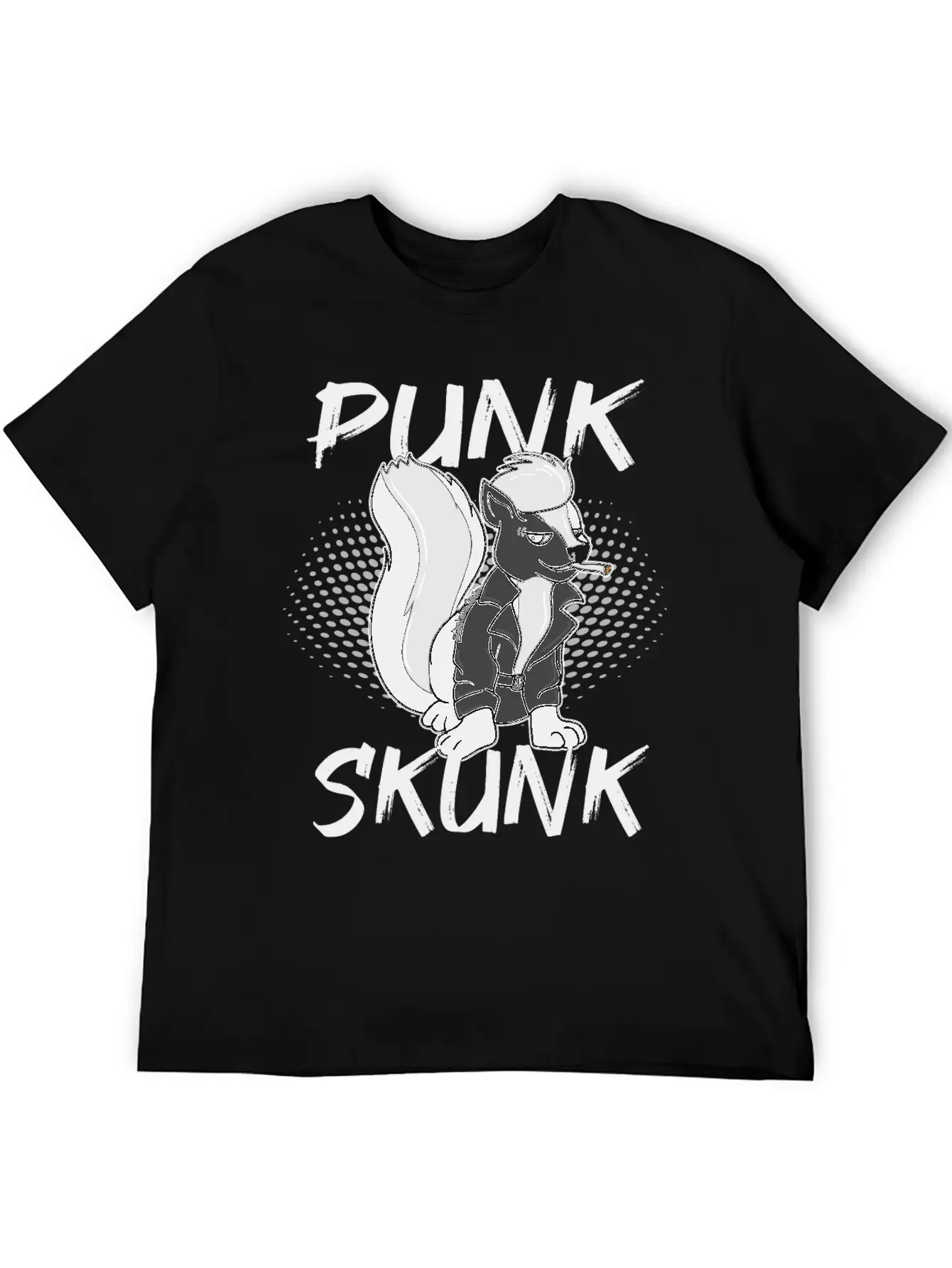 Punk Skunk Unisex Casual T-Shirt – Clean Design For Daily Comfort