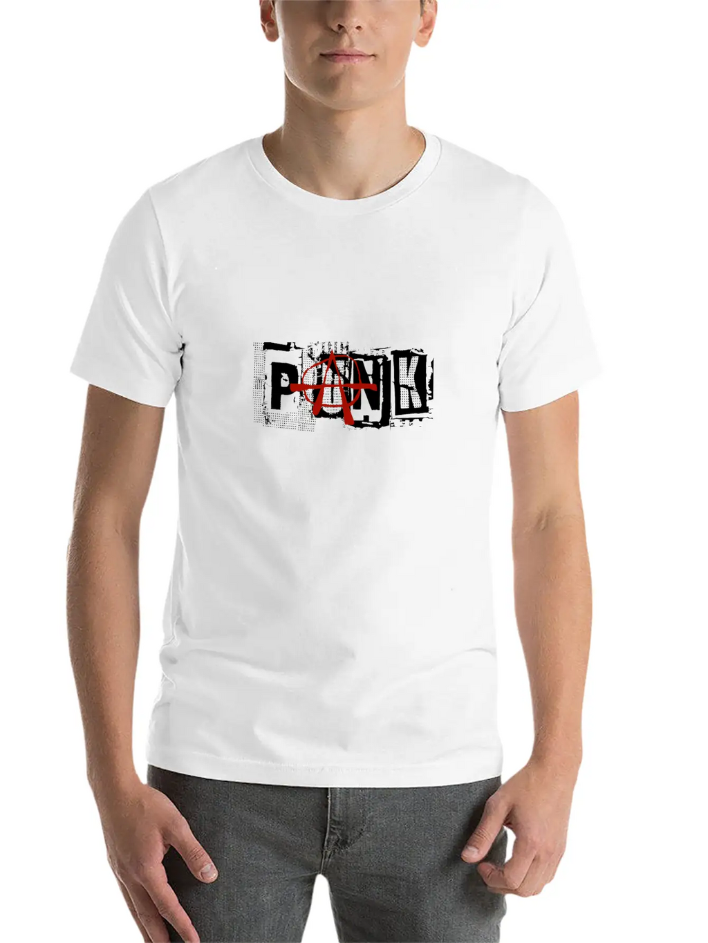 Punk Unisex Short Sleeve Soft Cotton T-Shirt – Casual Everyday Wear
