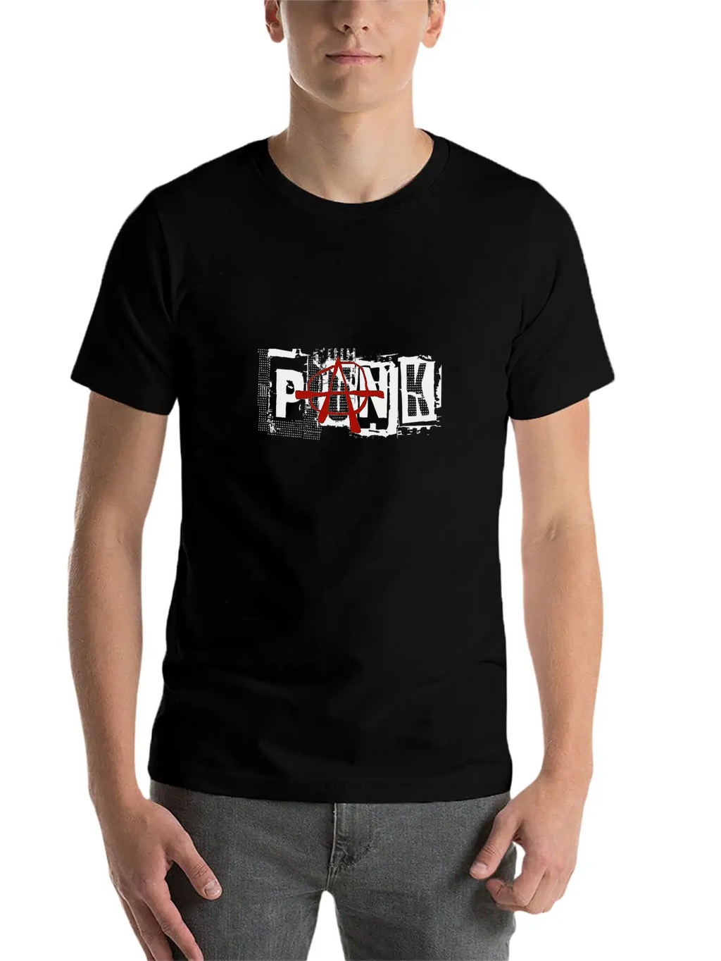 Punk Unisex Short Sleeve Soft Cotton T-Shirt – Casual Everyday Wear