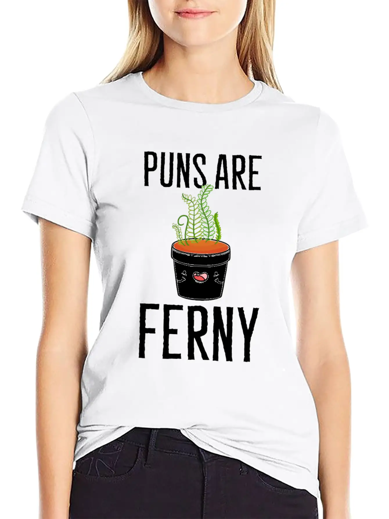 Puns Are Ferny Gardener Gift Unisex Casual T-Shirt – Clean Design For Daily Comfort