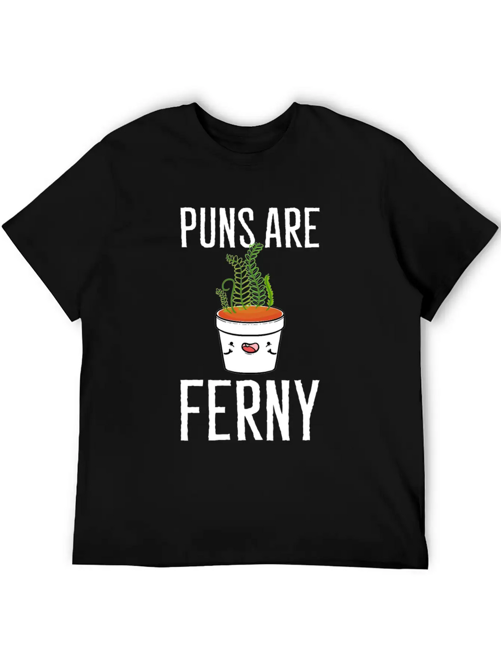 Puns Are Ferny Gardener Gift Unisex Casual T-Shirt – Clean Design For Daily Comfort