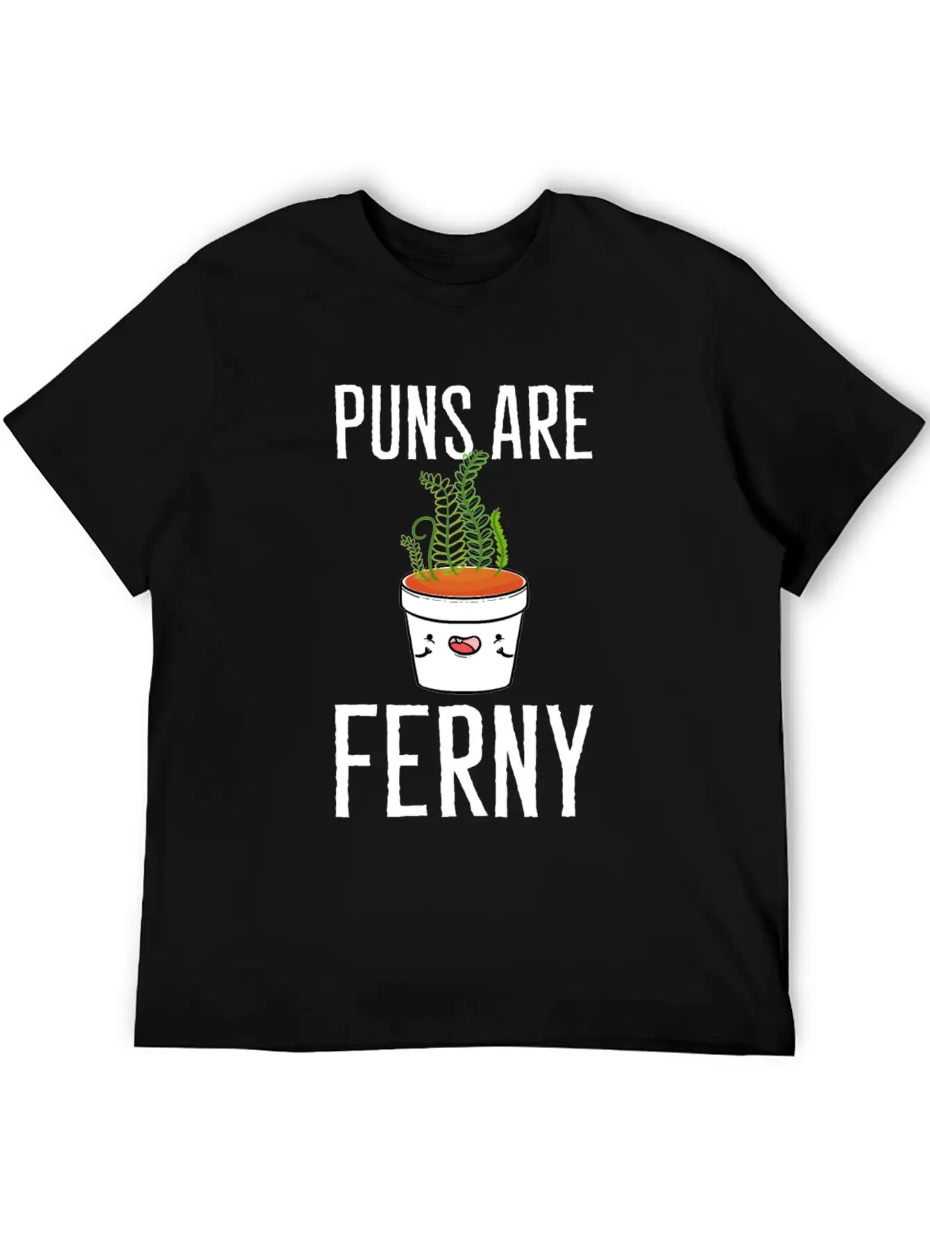 Puns Are Ferny Gardener Gift Unisex Casual T-Shirt – Clean Design For Daily Comfort