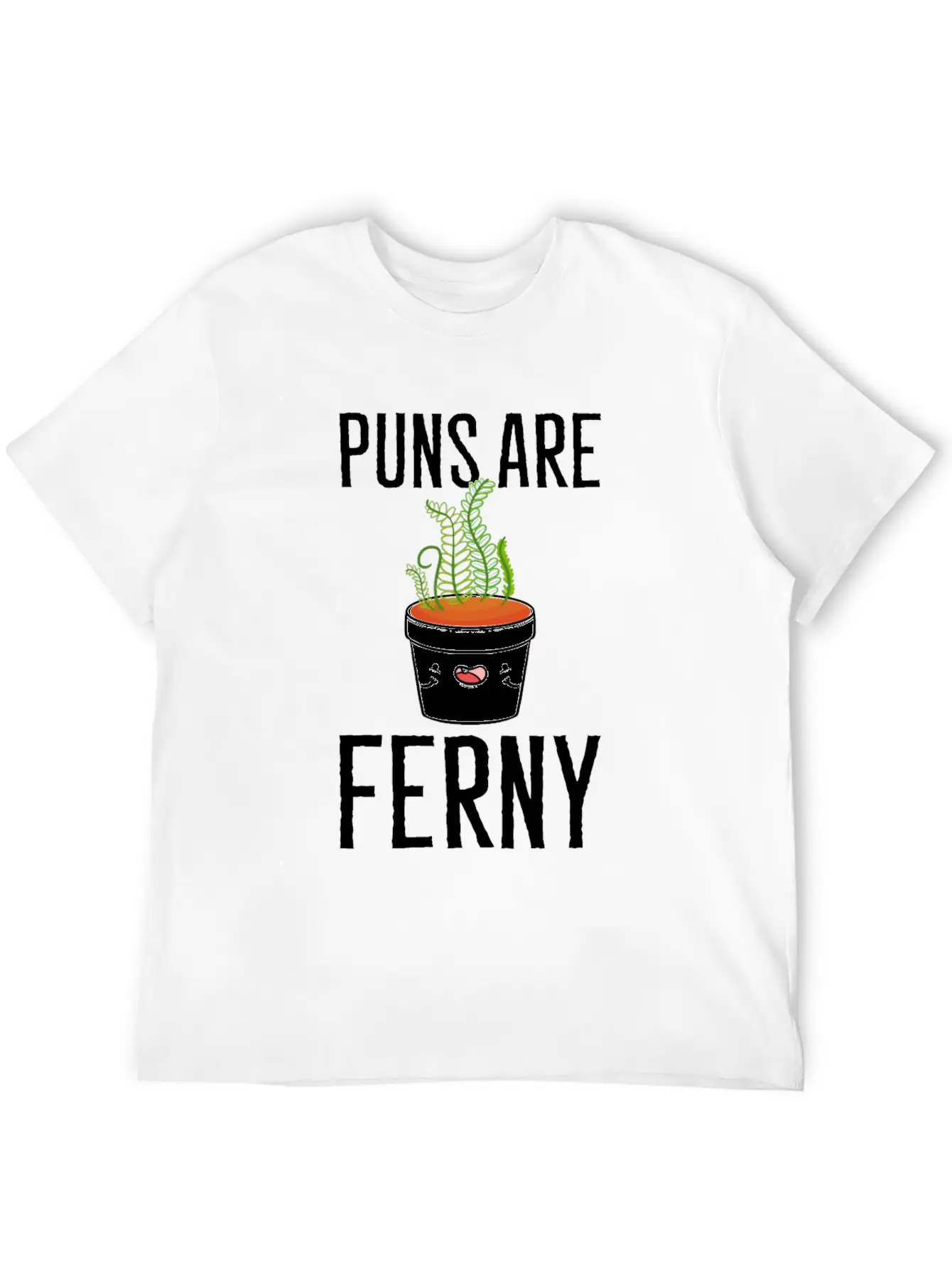 Puns Are Ferny Gardener Gift Unisex Casual T-Shirt – Clean Design For Daily Comfort