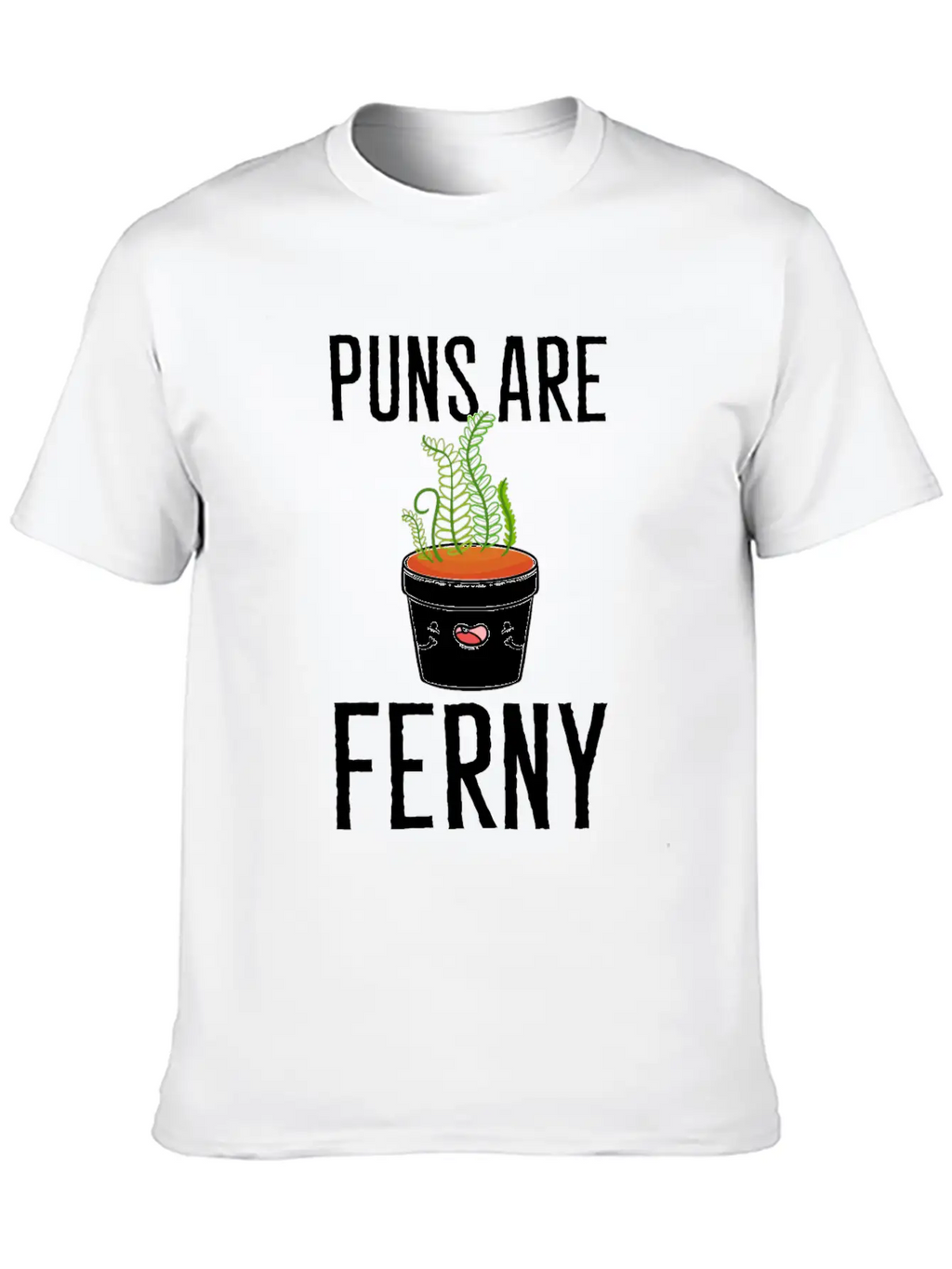 Puns Are Ferny Gardener Gift Unisex Casual T-Shirt – Clean Design For Daily Comfort