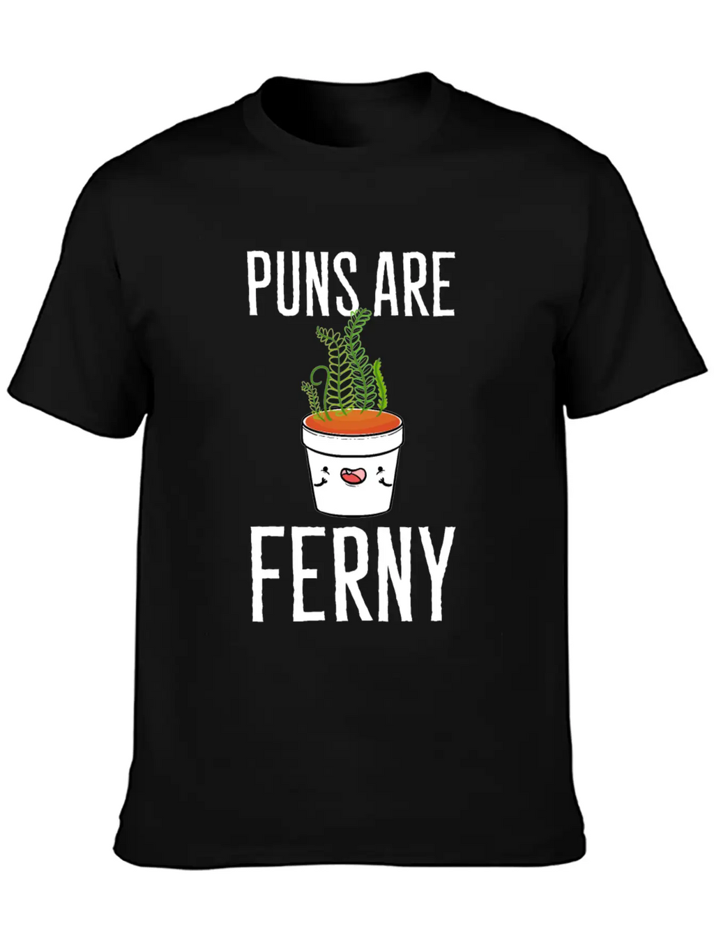 Puns Are Ferny Gardener Gift Unisex Casual T-Shirt – Clean Design For Daily Comfort