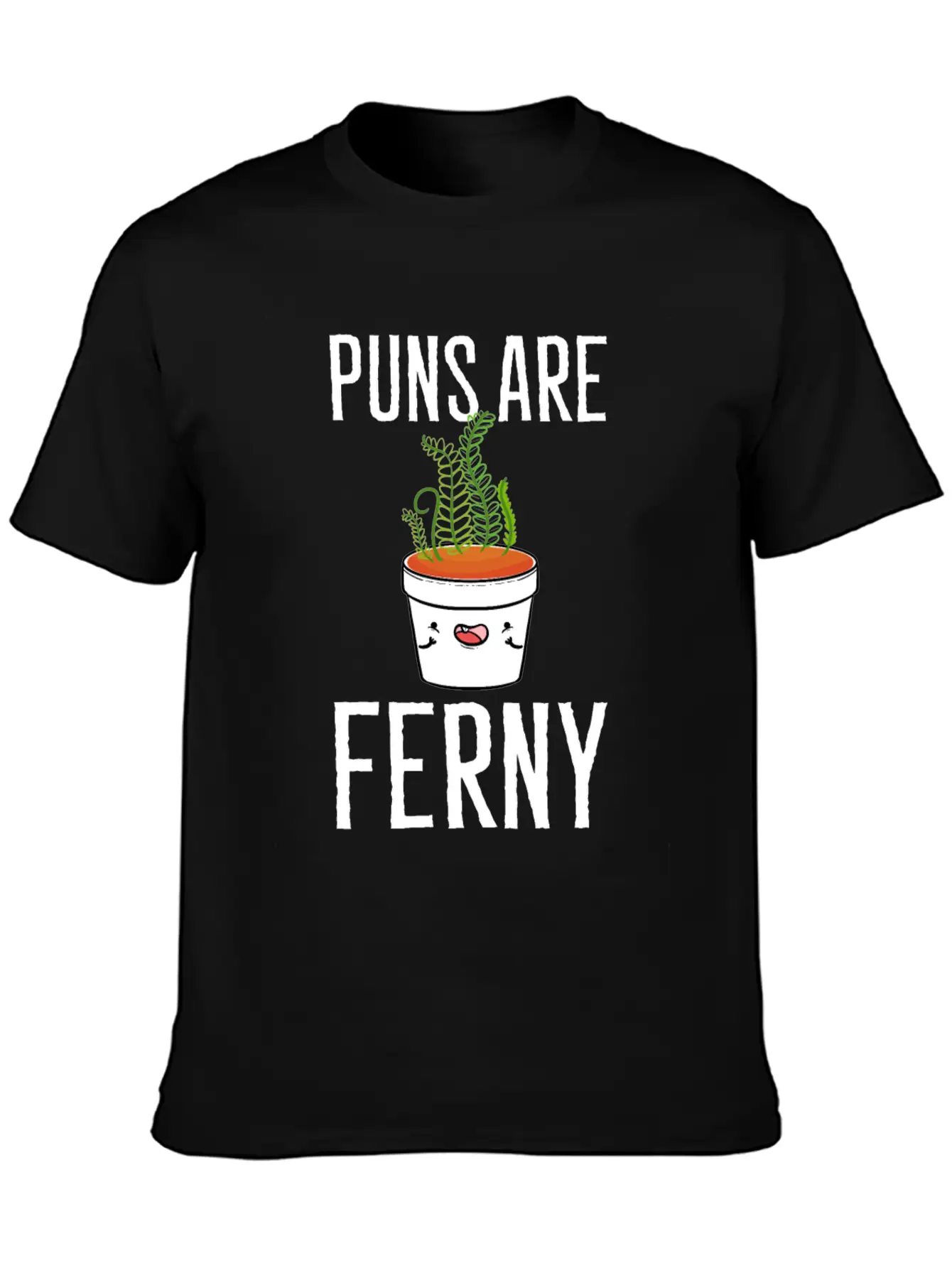 Puns Are Ferny Gardener Gift Unisex Casual T-Shirt – Clean Design For Daily Comfort
