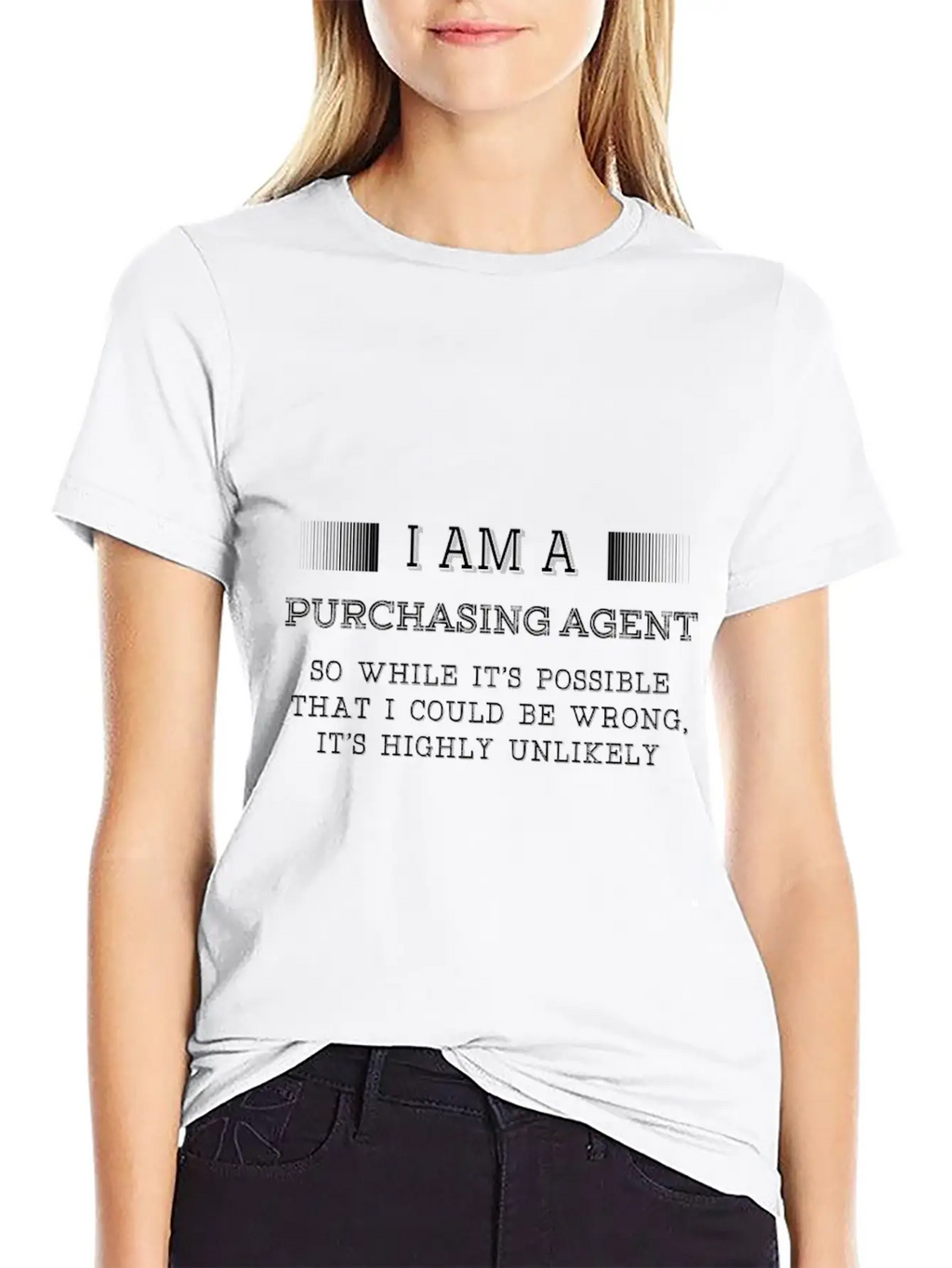 Purchasing Agent - It's Possible I Could Be Wron Unisex Casual T-Shirt – Clean Design For Daily Comfort