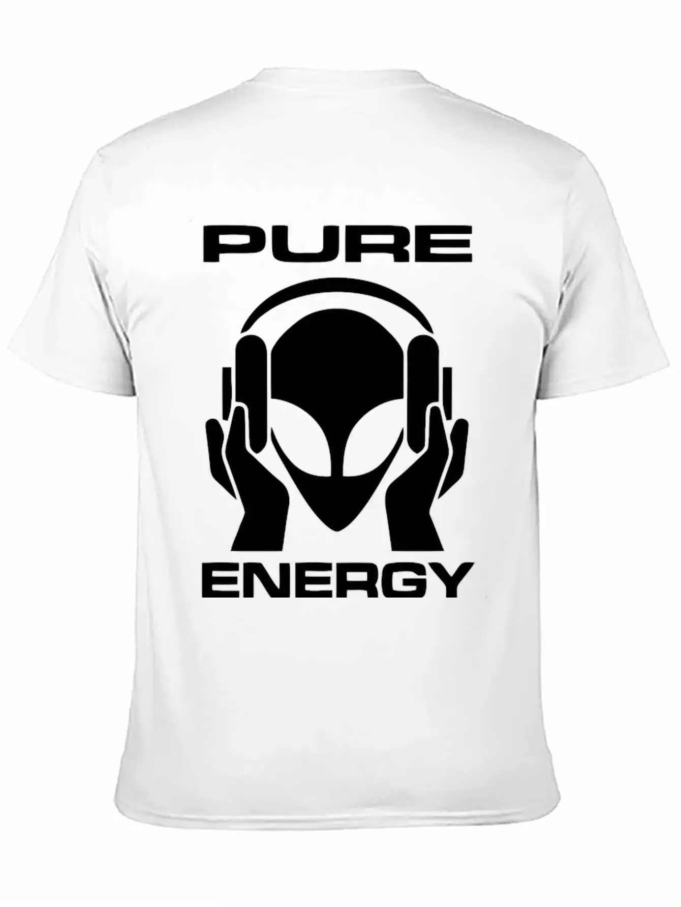 Pure Energy Funny Alien T Shirt Unisex Short Sleeve Soft Cotton T-Shirt – Casual Everyday Wear