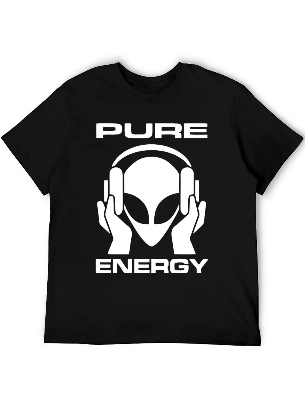 Pure Energy Funny Alien T Shirt Unisex Short Sleeve Soft Cotton T-Shirt – Casual Everyday Wear