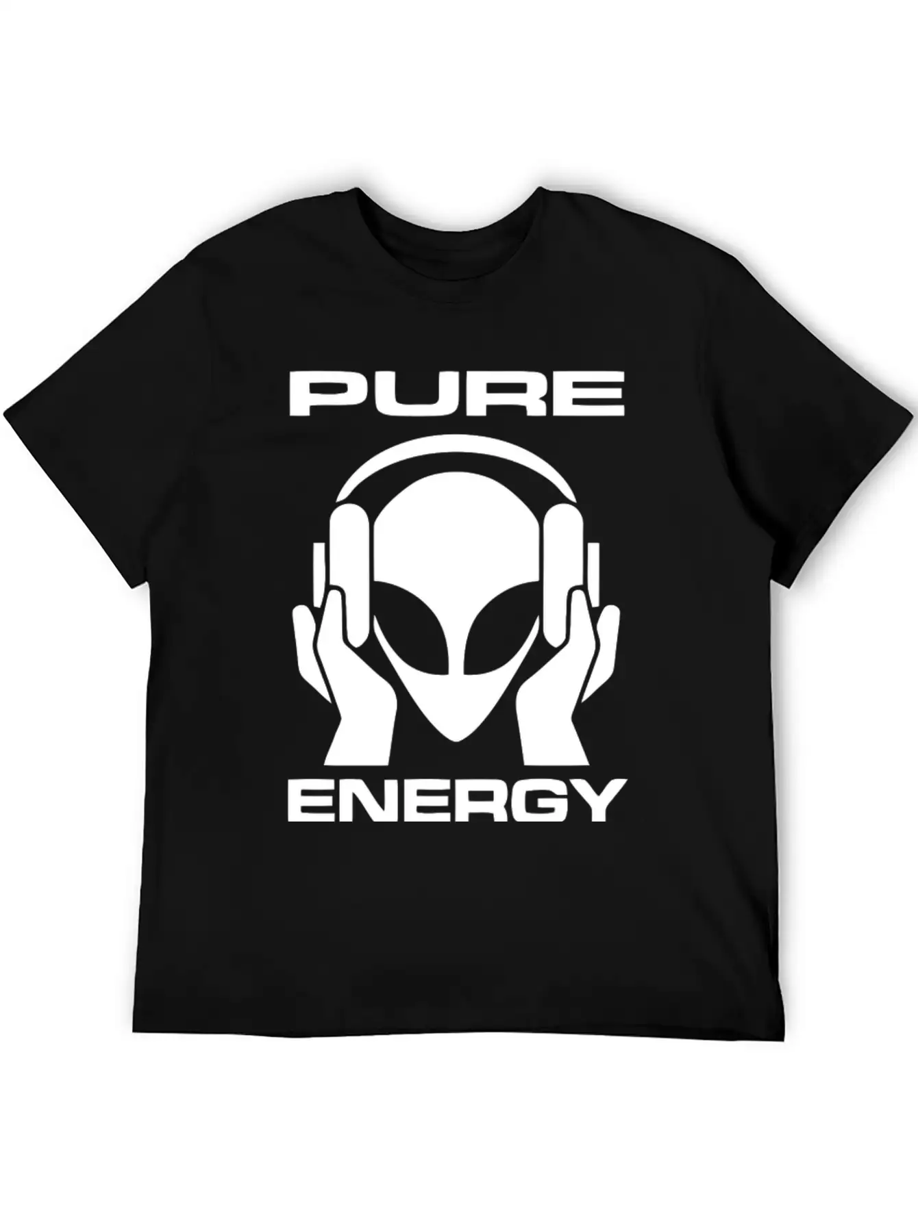 Pure Energy Funny Alien T Shirt Unisex Short Sleeve Soft Cotton T-Shirt – Casual Everyday Wear