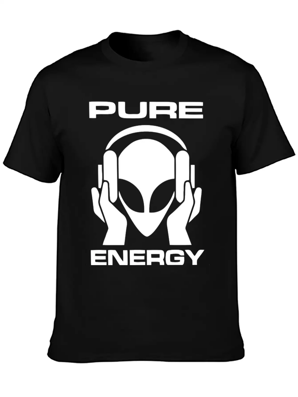Pure Energy Funny Alien T Shirt Unisex Short Sleeve Soft Cotton T-Shirt – Casual Everyday Wear