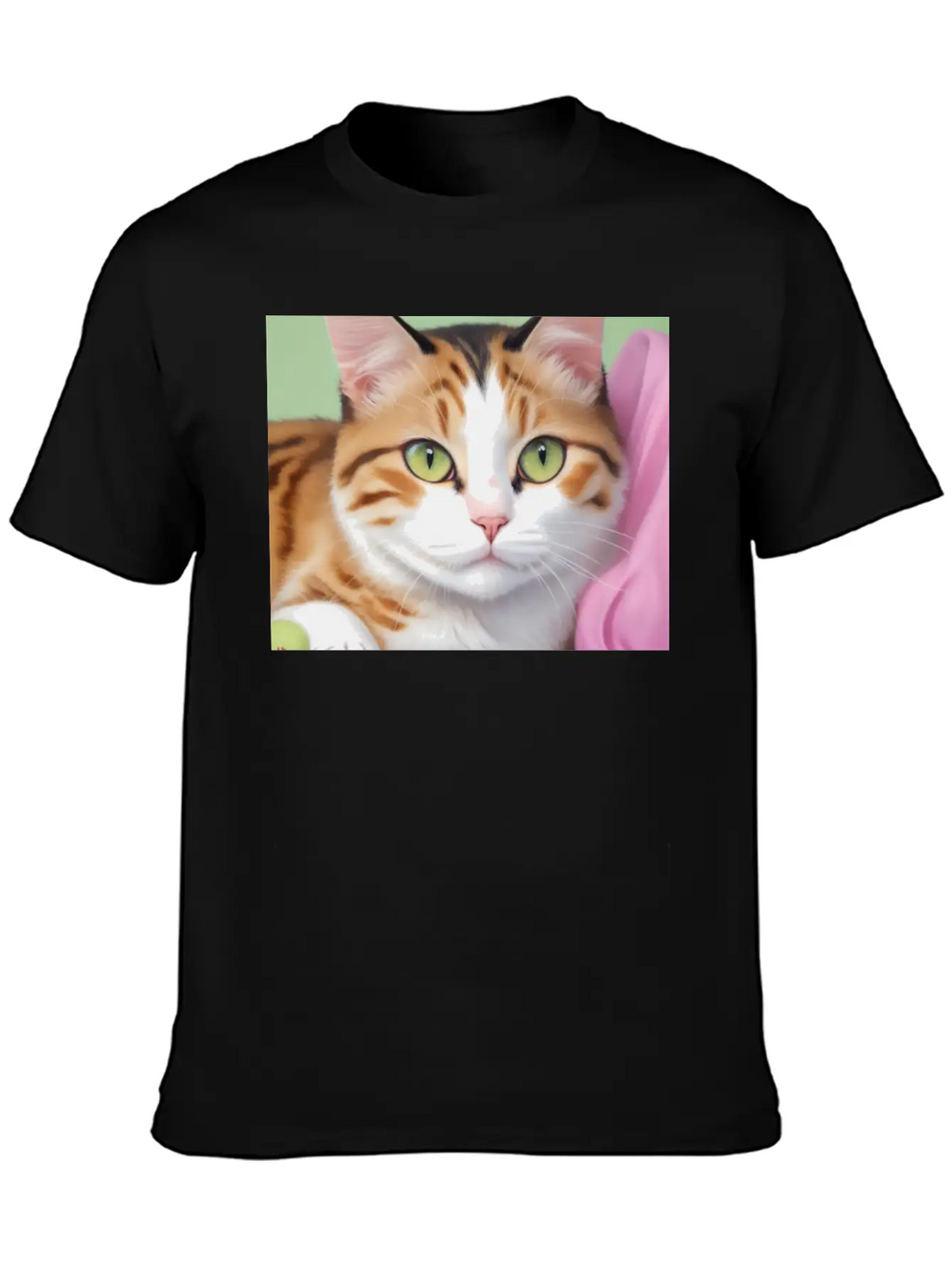 Purr-fect Portrait Unisex Casual T-Shirt – Clean Design For Daily Comfort