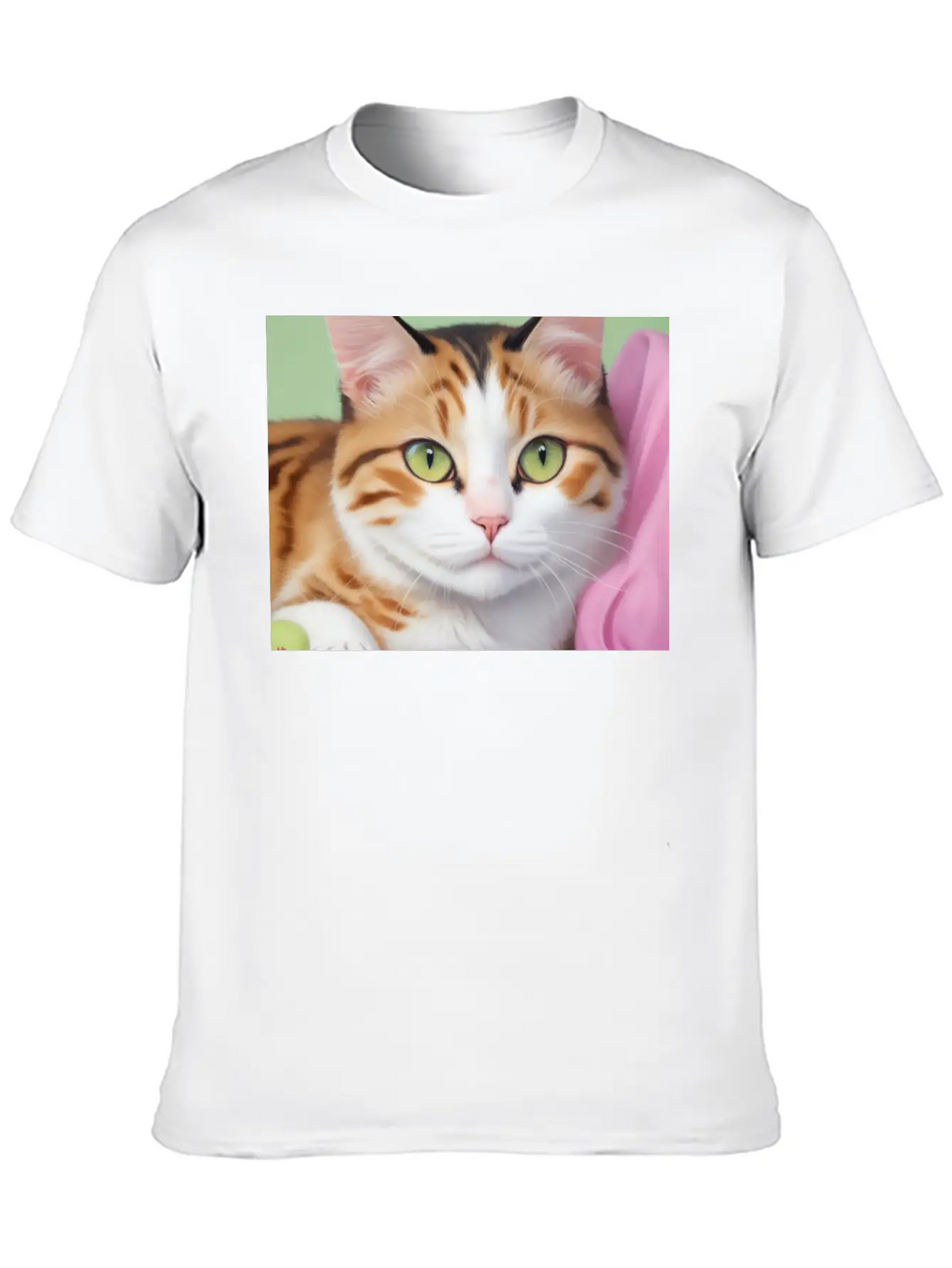 Purr-fect Portrait Unisex Casual T-Shirt – Clean Design For Daily Comfort