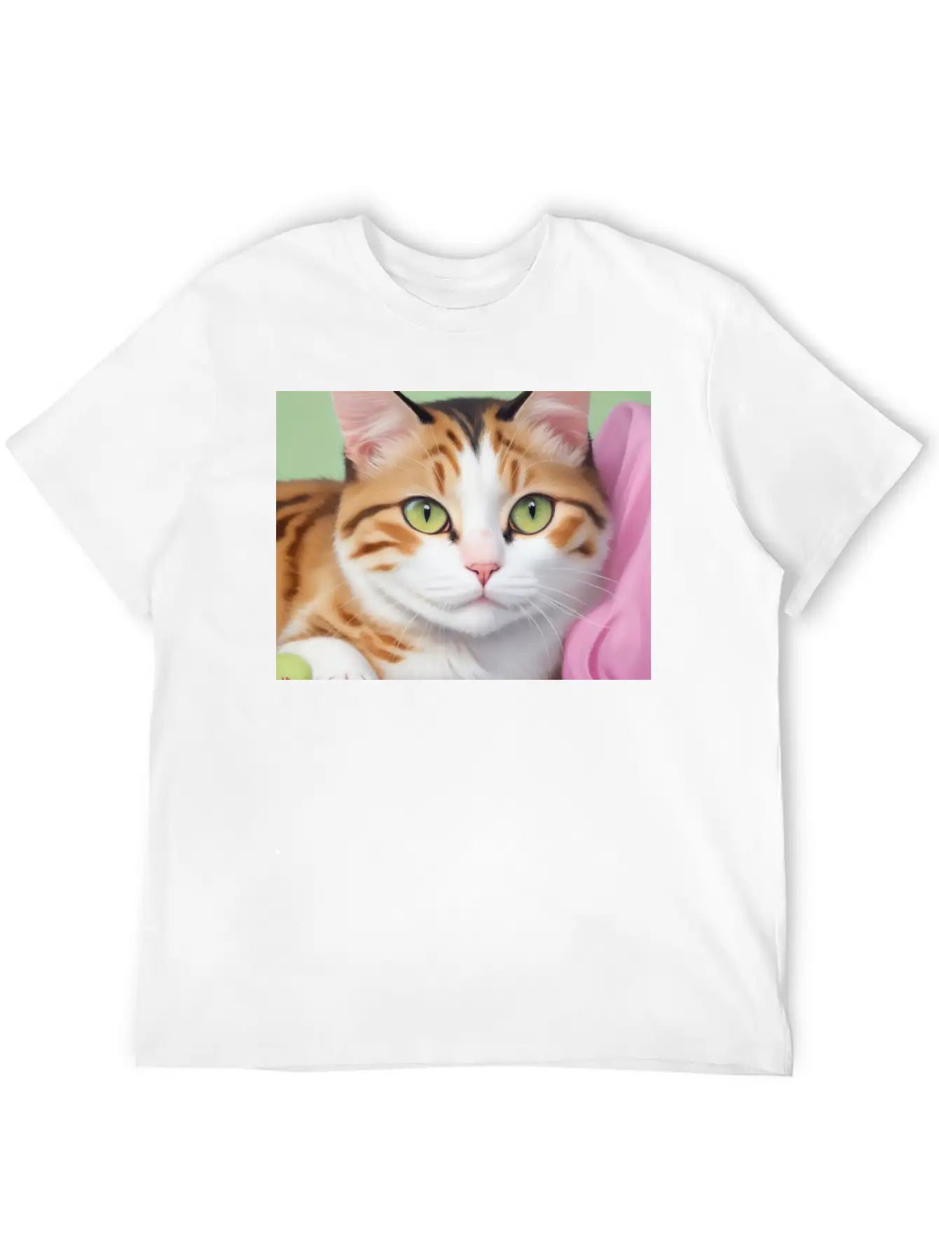 Purr-fect Portrait Unisex Casual T-Shirt – Clean Design For Daily Comfort