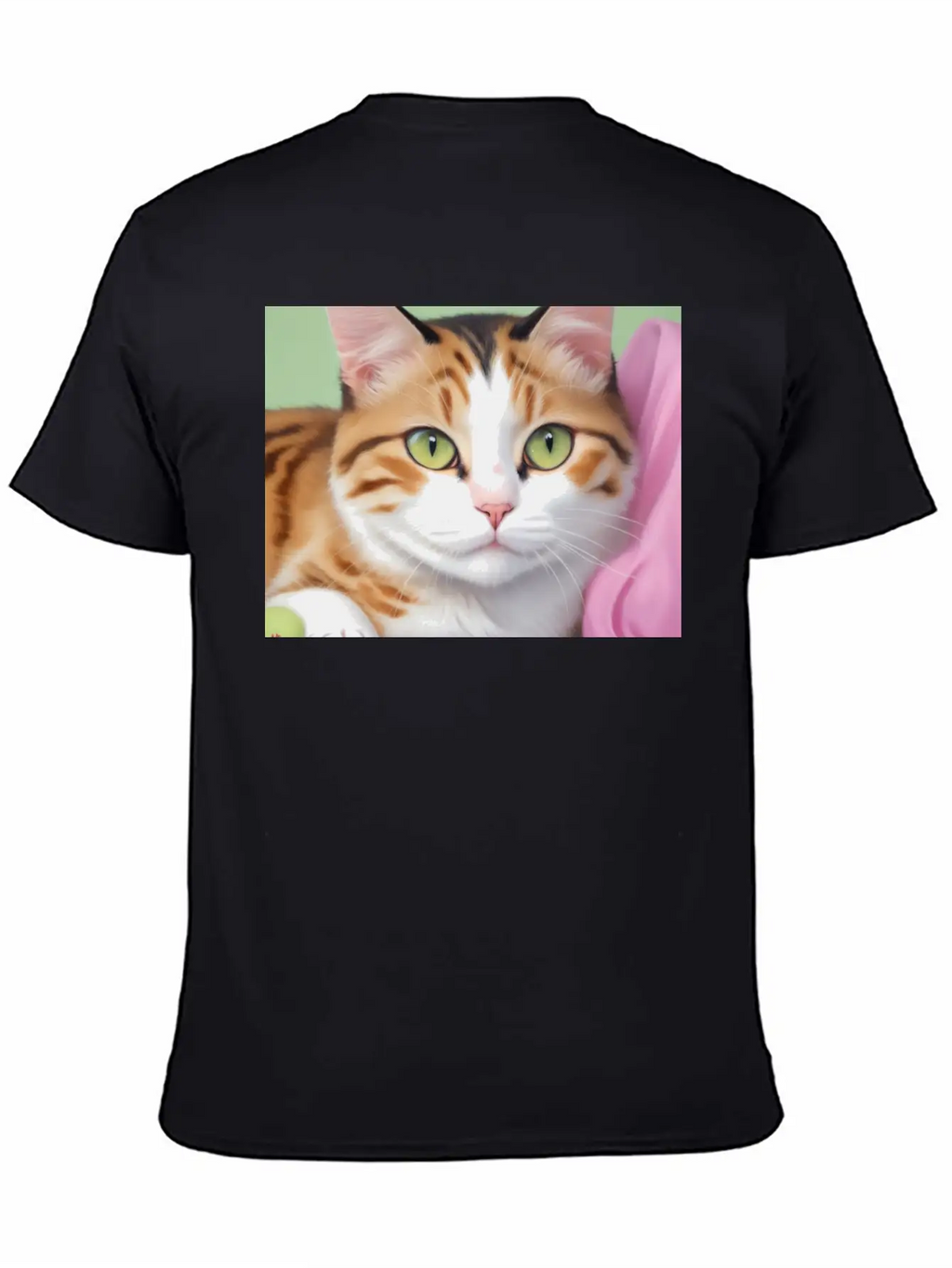 Purr-fect Portrait Unisex Casual T-Shirt – Clean Design For Daily Comfort
