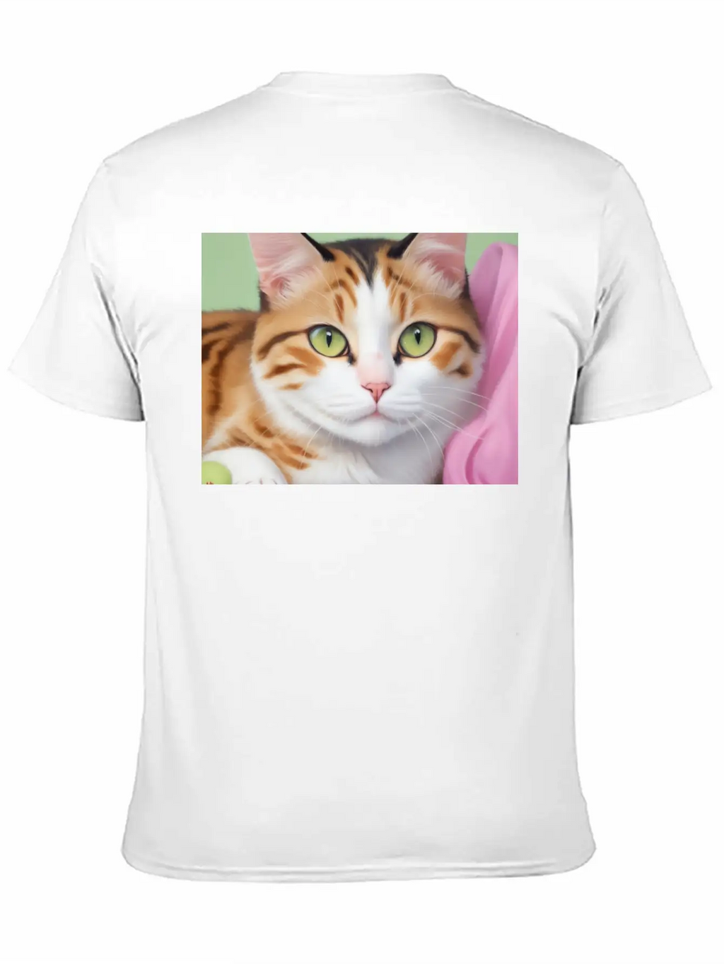 Purr-fect Portrait Unisex Casual T-Shirt – Clean Design For Daily Comfort