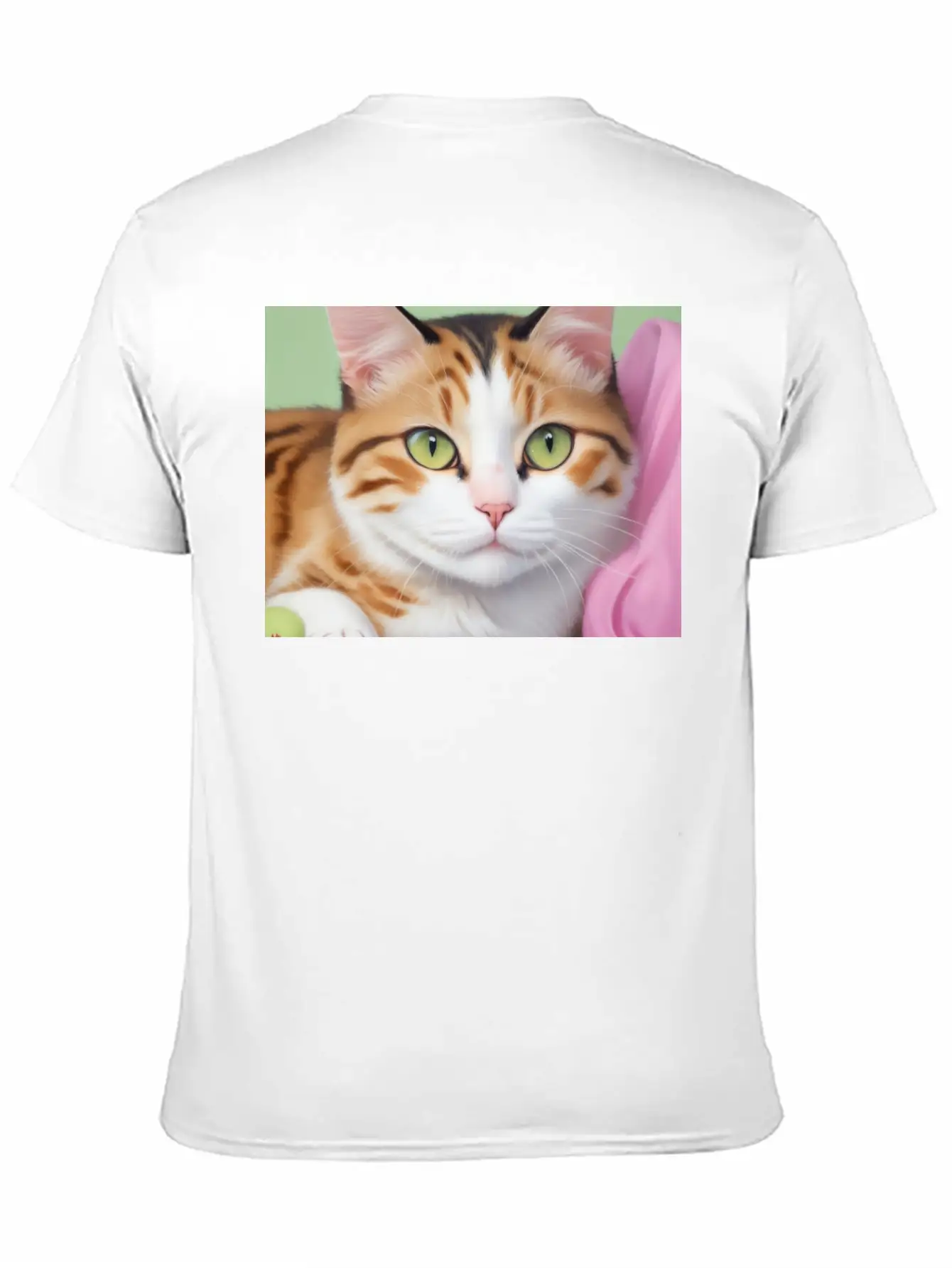 Purr-fect Portrait Unisex Casual T-Shirt – Clean Design For Daily Comfort