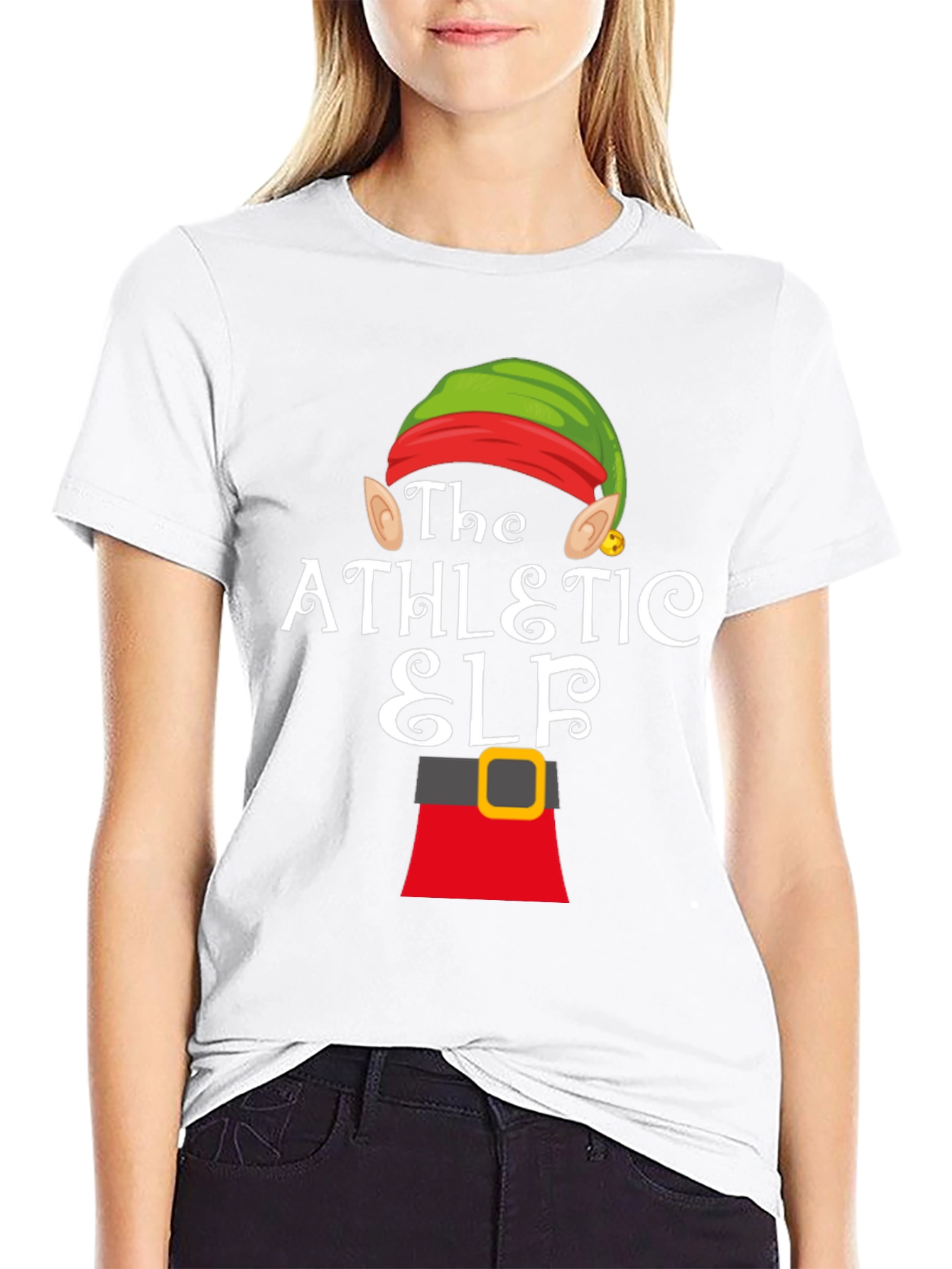 Athletic Elf Christmas T-Shirt
